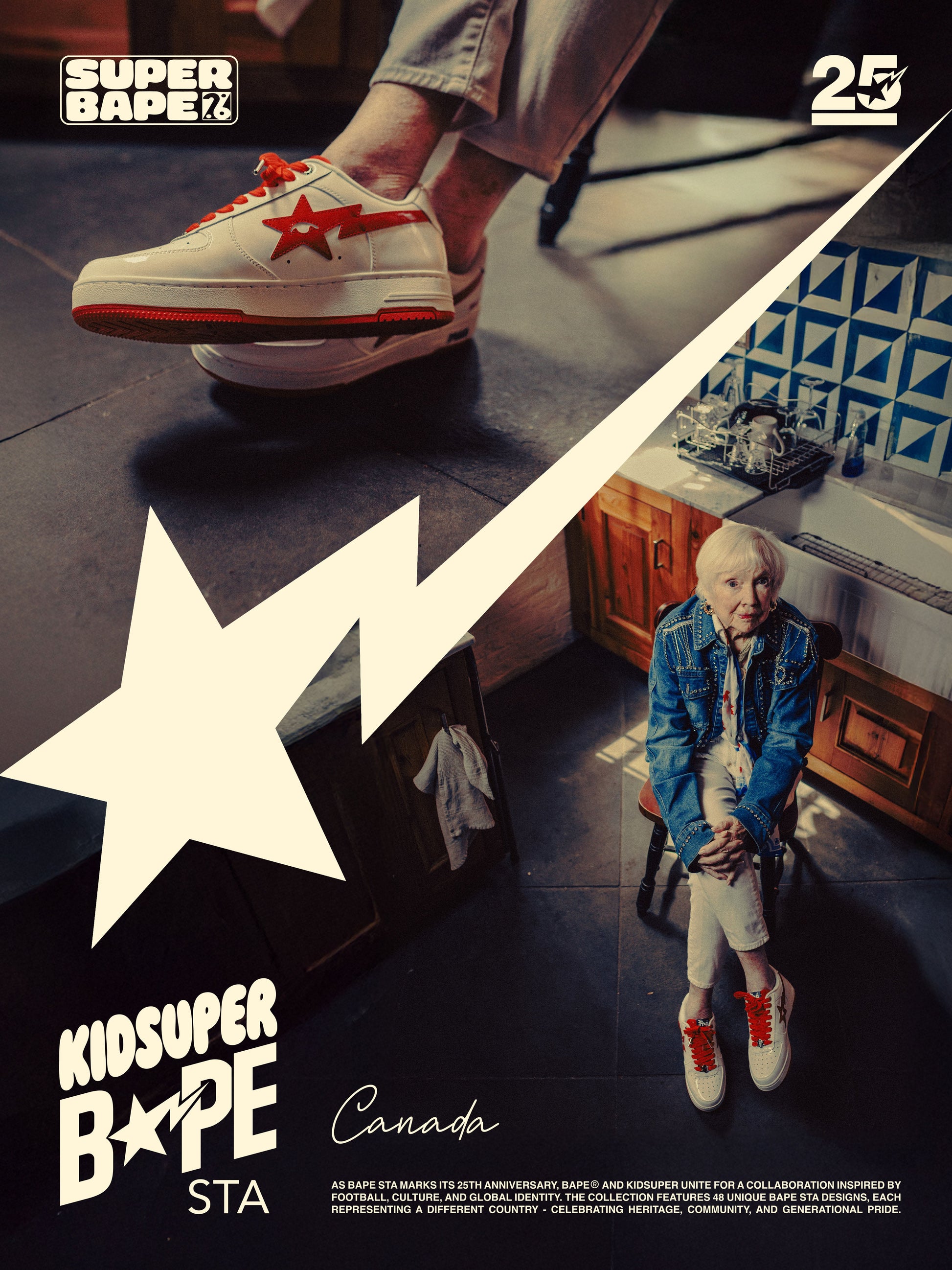 Canada - KidSuper x BAPE Bapesta 12