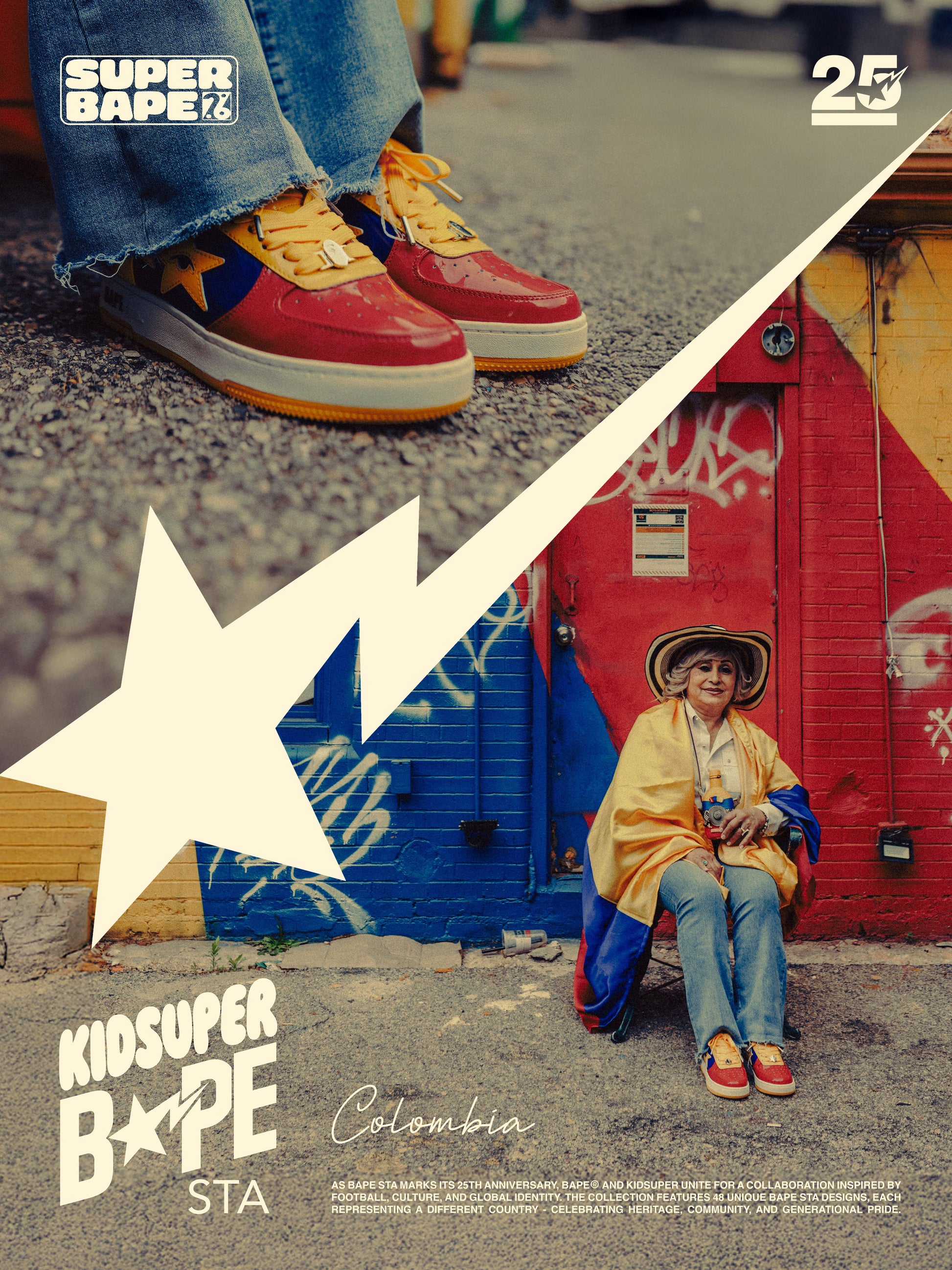 Colombia - KidSuper x BAPE Bapesta 12
