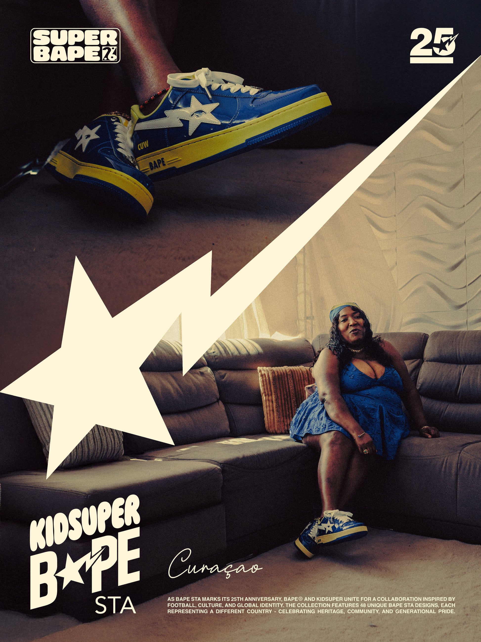 Curaçao - KidSuper x BAPE Bapesta 12