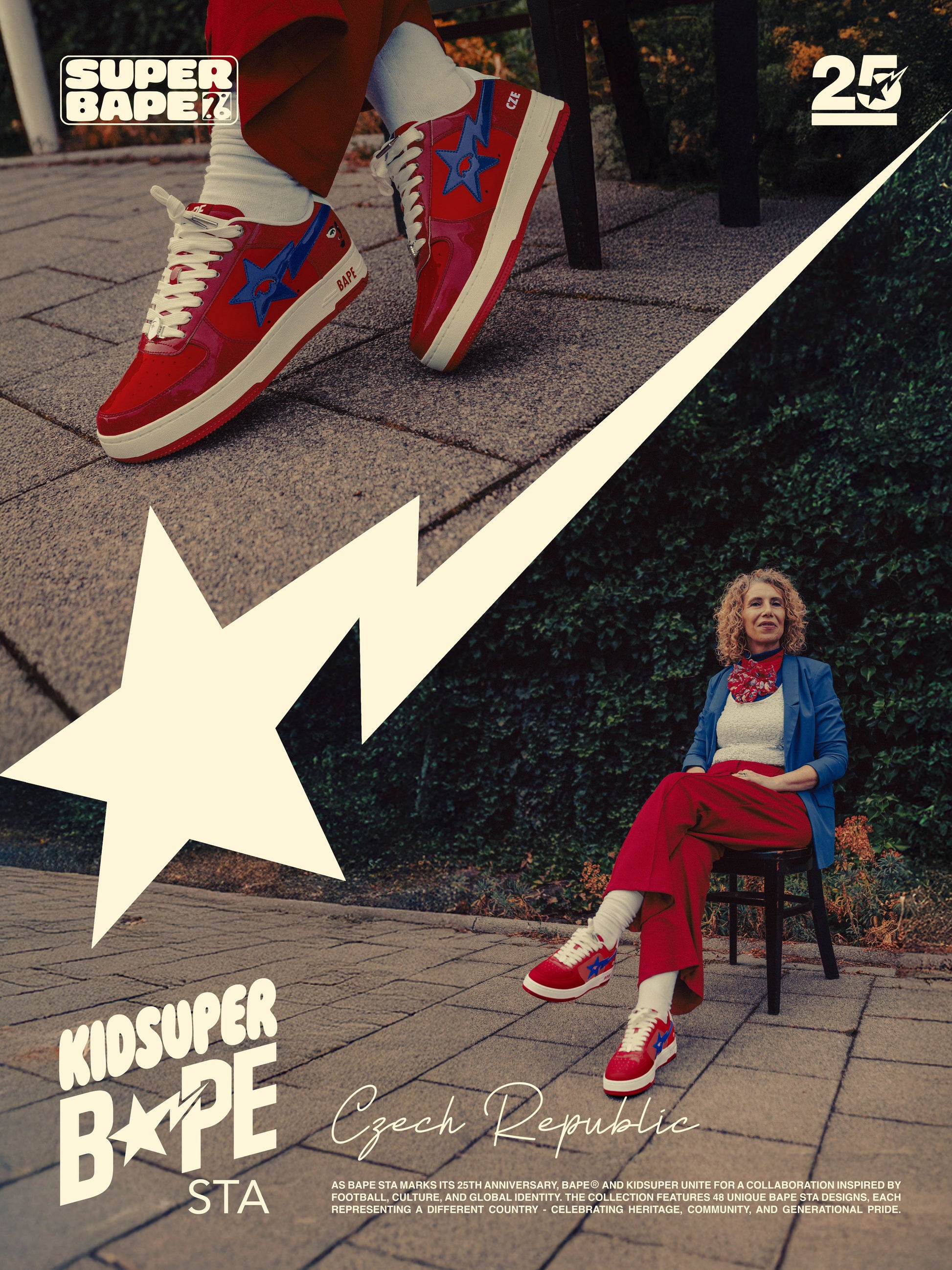Czech Republic - KidSuper x BAPE Bapesta 12