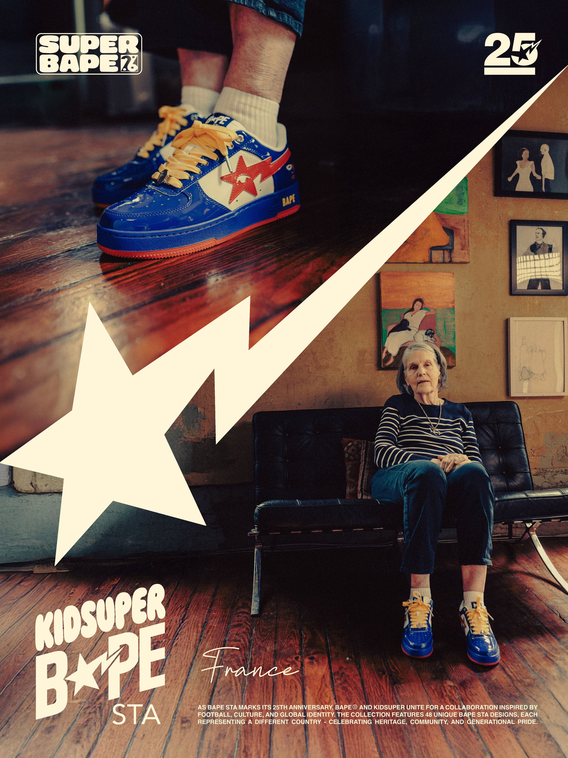 France - KidSuper x BAPE Bapesta 14