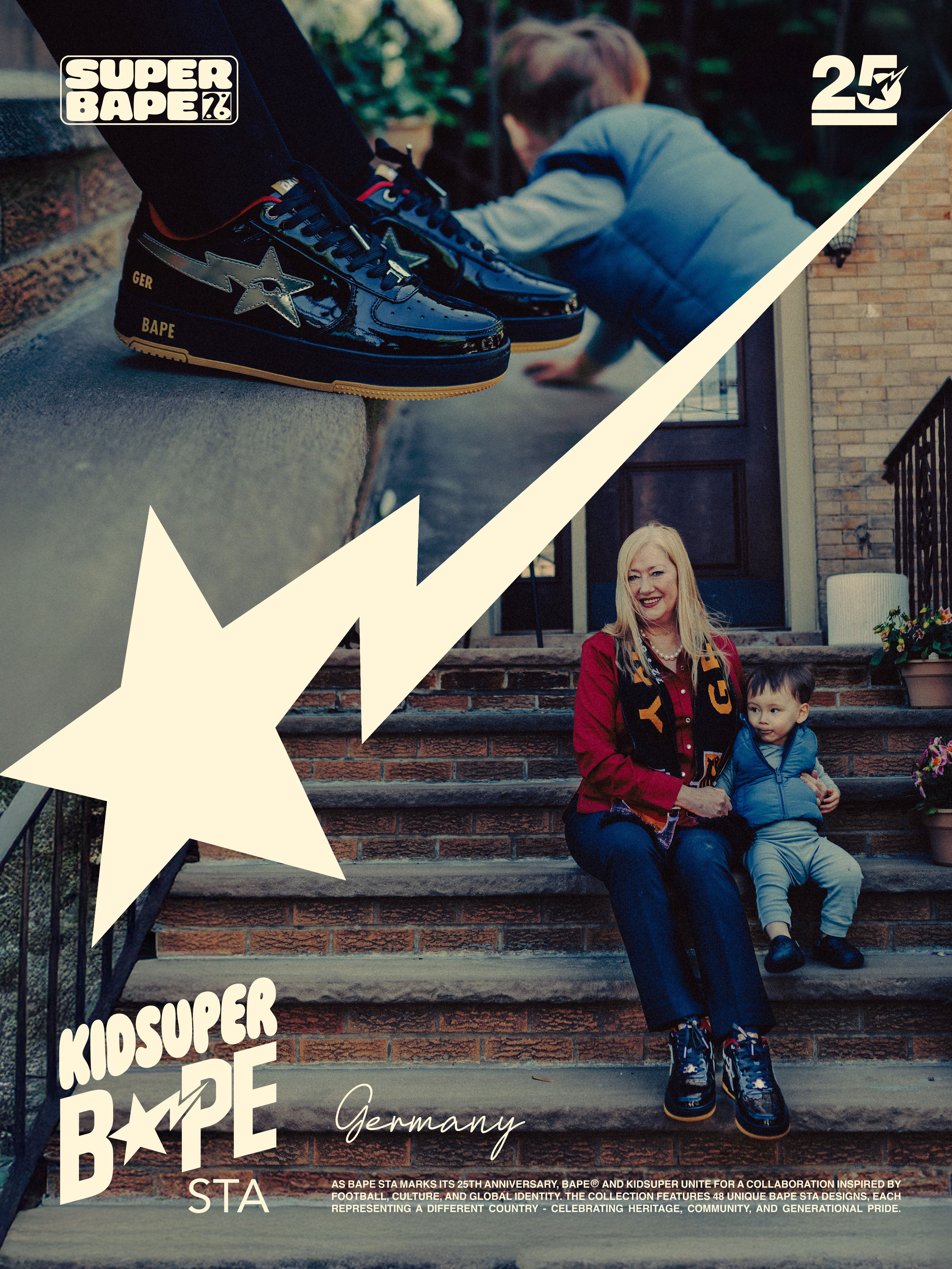 BAPE x World Cup Sneaker - Germany - KidSuper