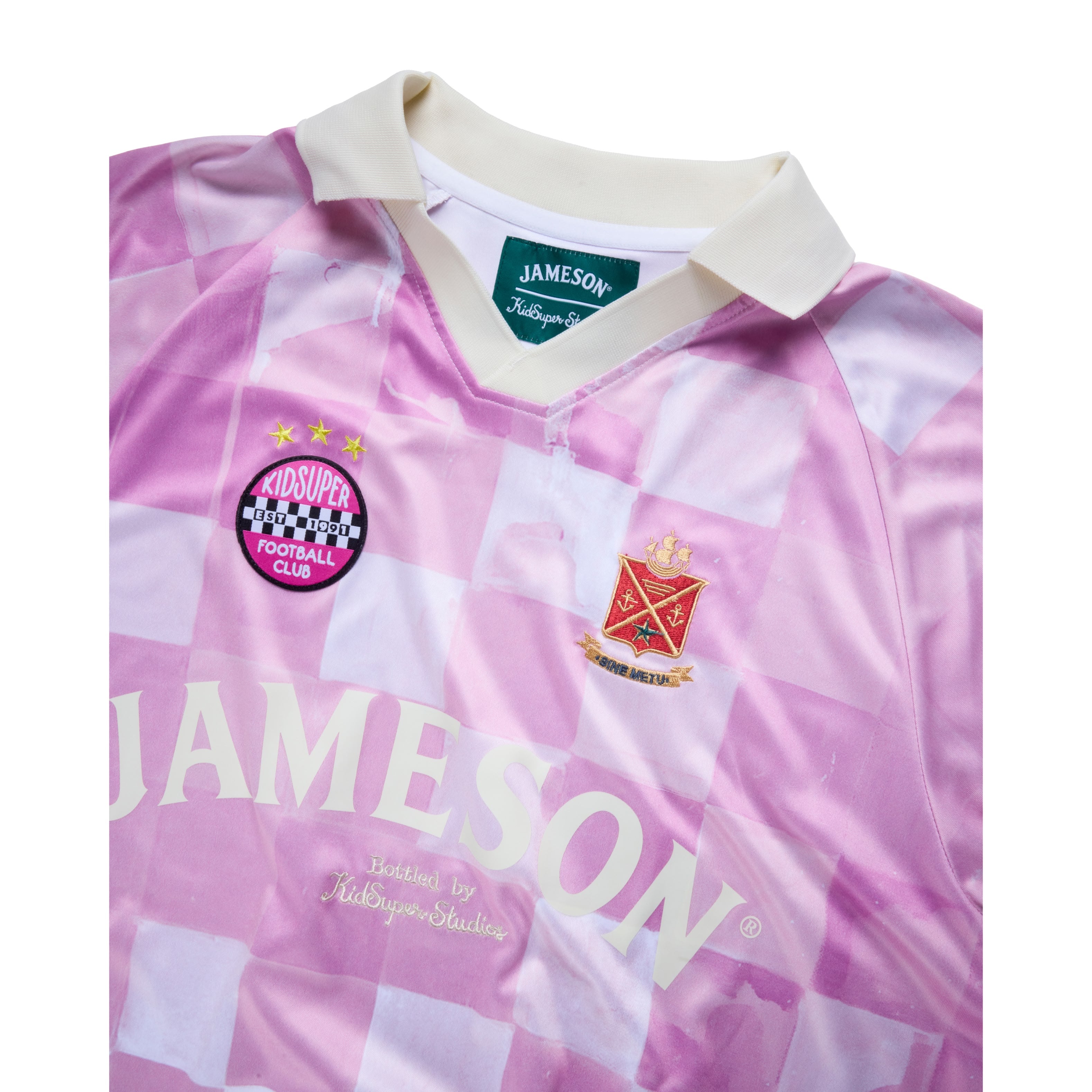 Jameson x KidSuper Pink Checker Jersey [Pink]