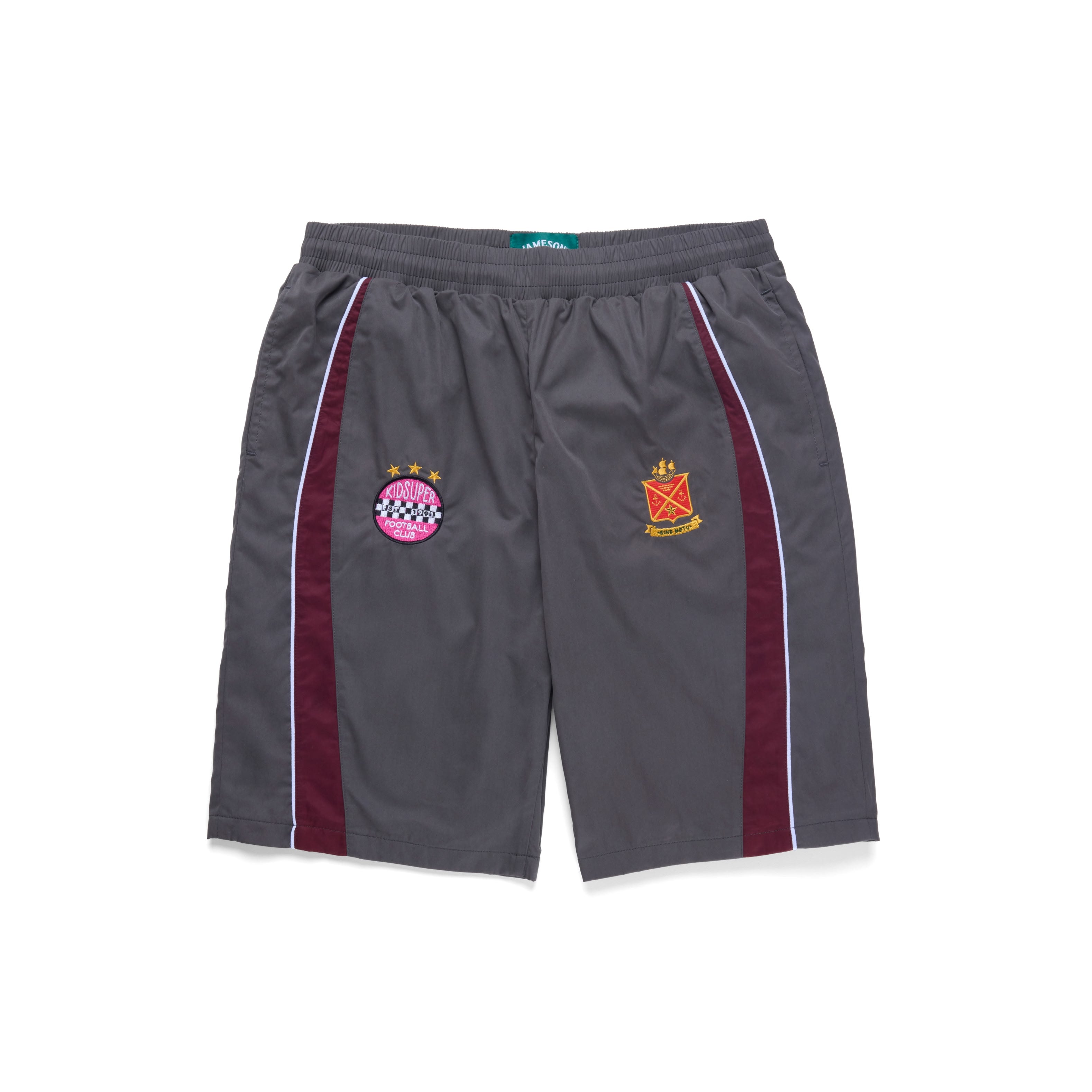 Jameson x KidSuper Track Shorts [Charcoal]