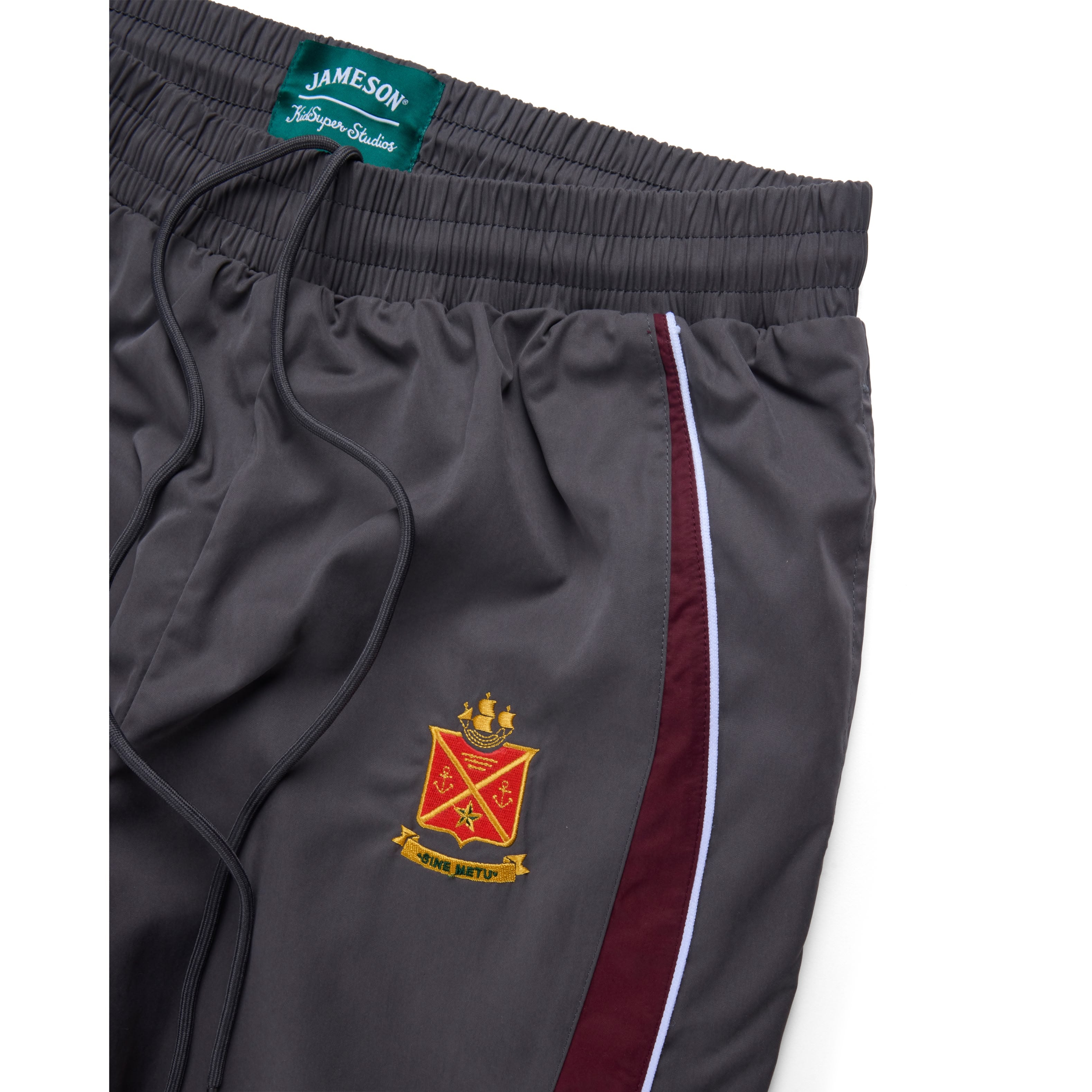 Jameson x KidSuper Track Shorts [Charcoal]