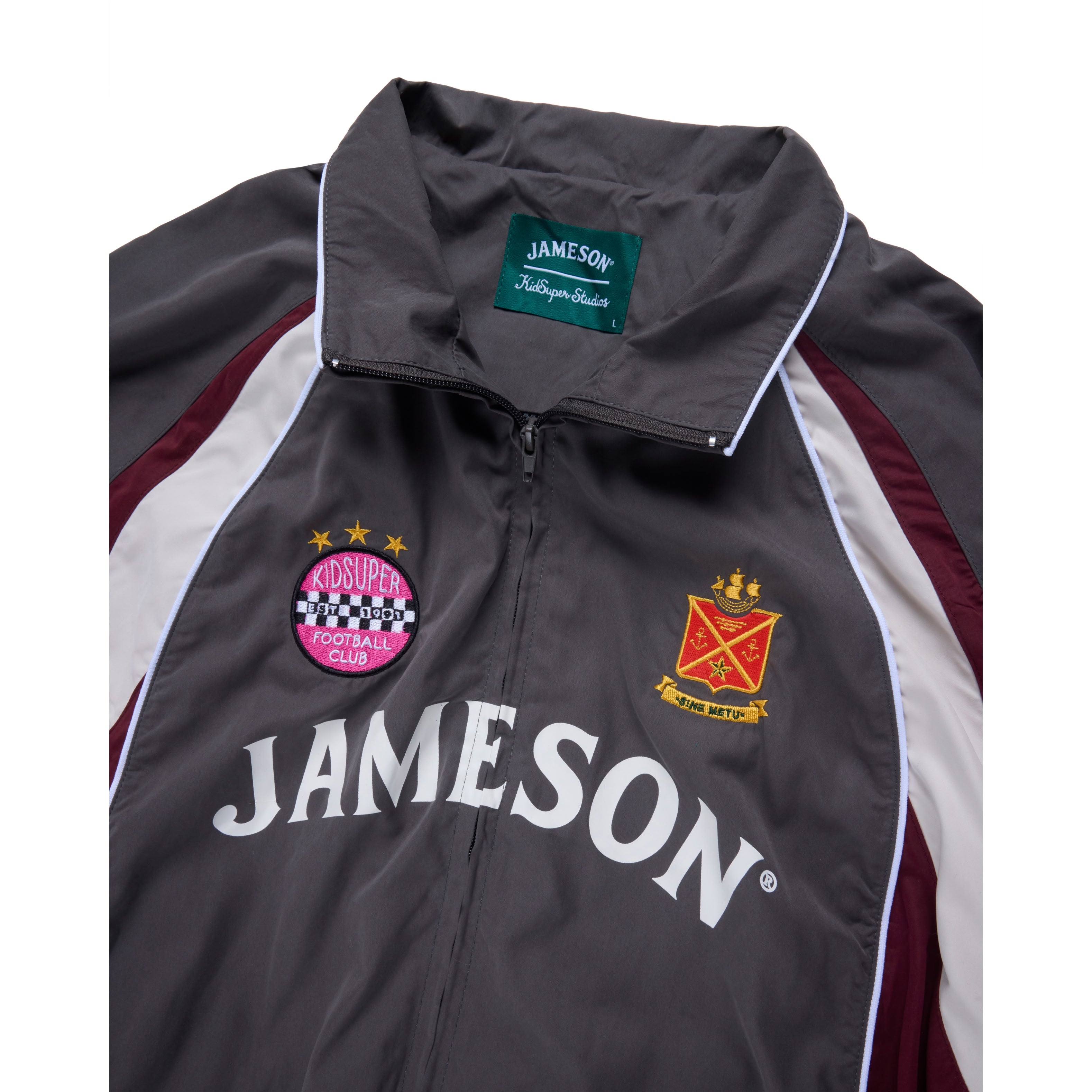 Jameson x KidSuper Track Jacket [Charcoal]