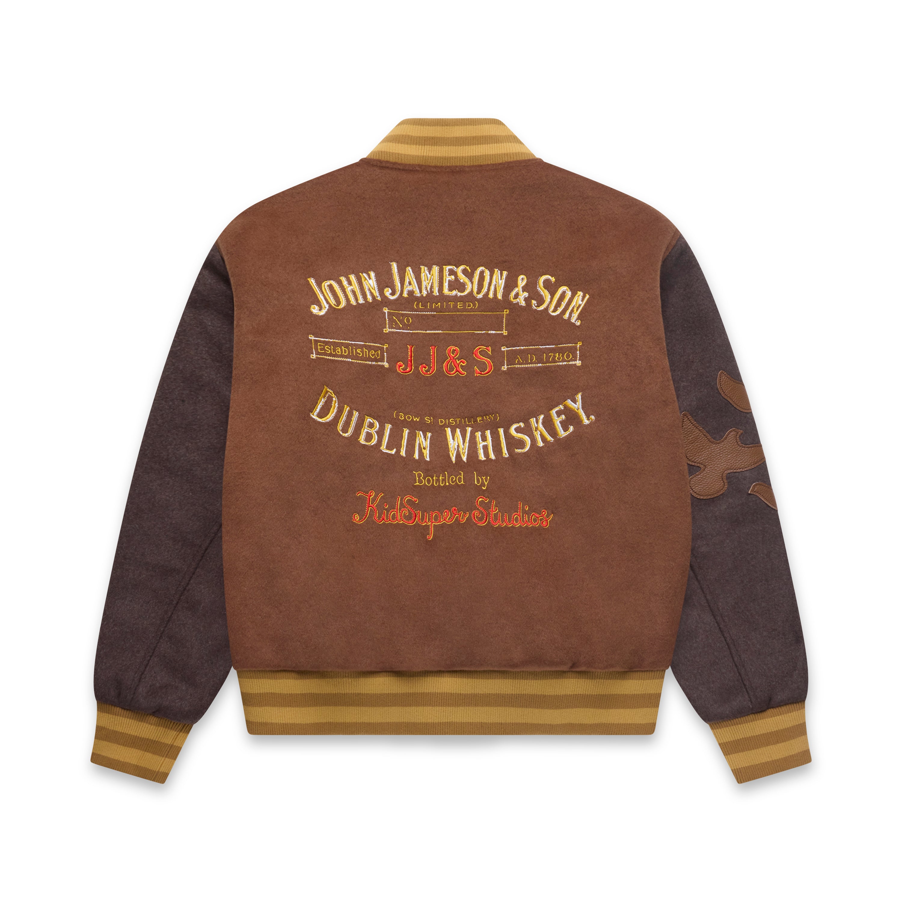 Jameson x KidSuper Wool Varsity Jacket [Brown]