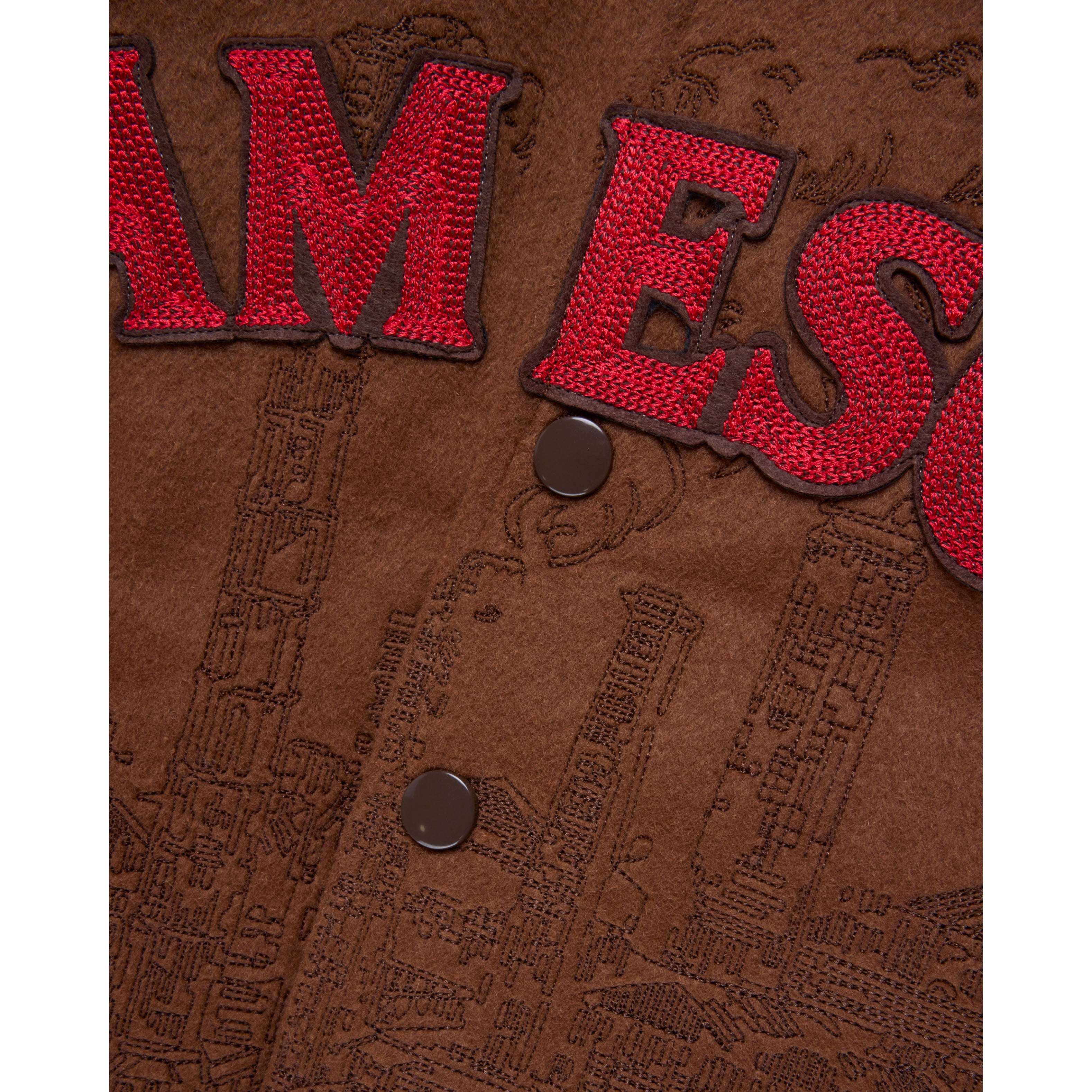 Jameson x KidSuper Wool Varsity Jacket [Brown]