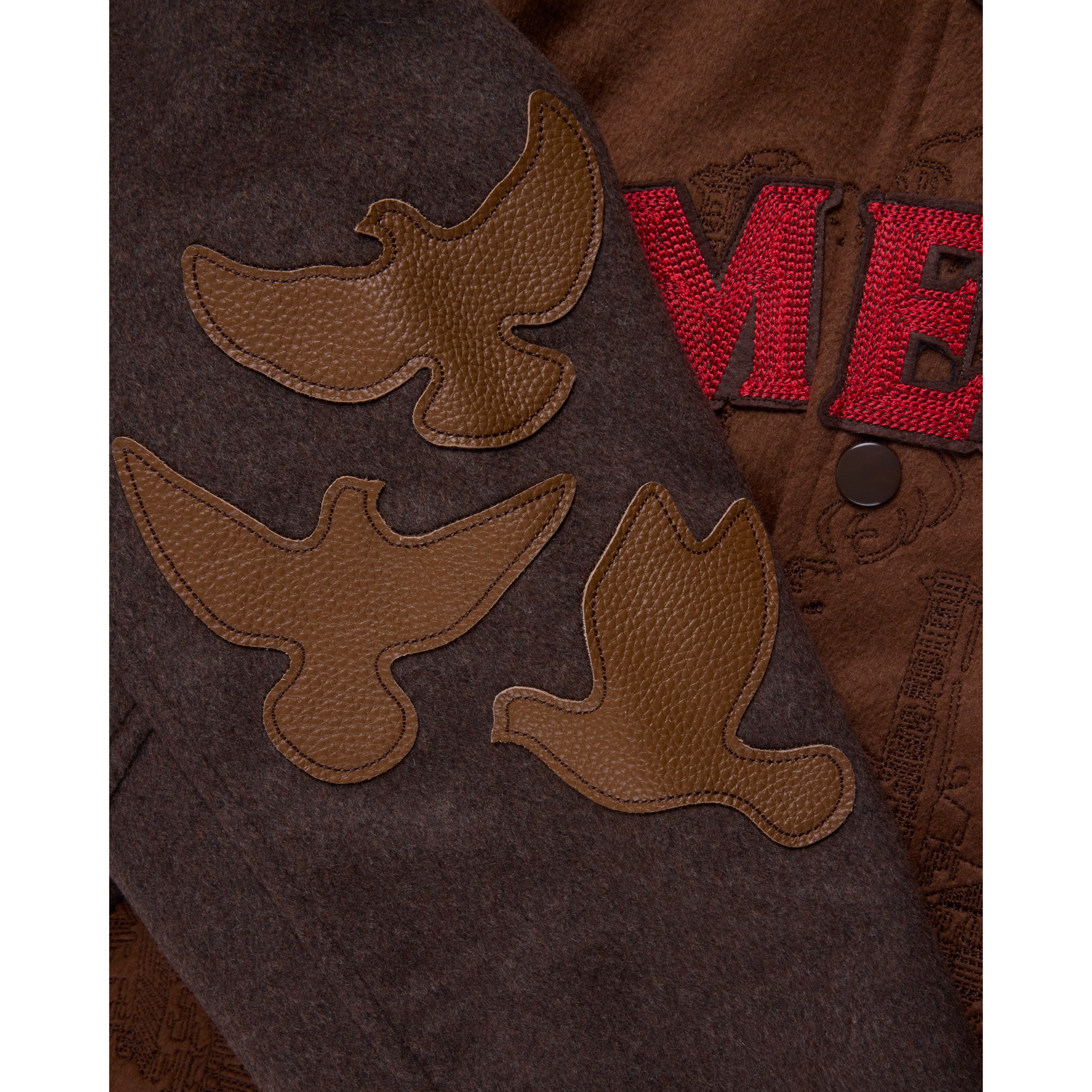 Jameson x KidSuper Wool Varsity Jacket [Brown]