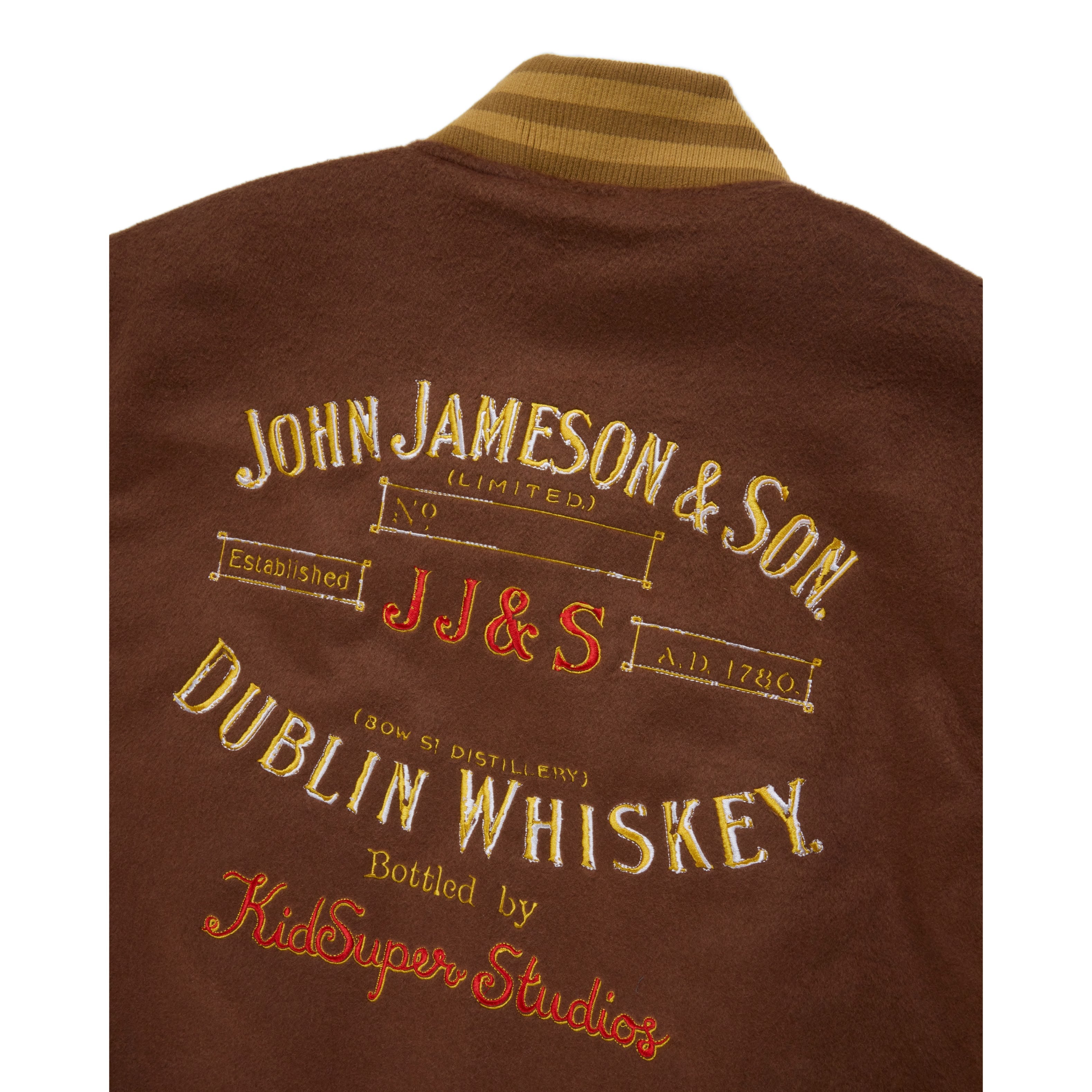 Jameson x KidSuper Wool Varsity Jacket [Brown]