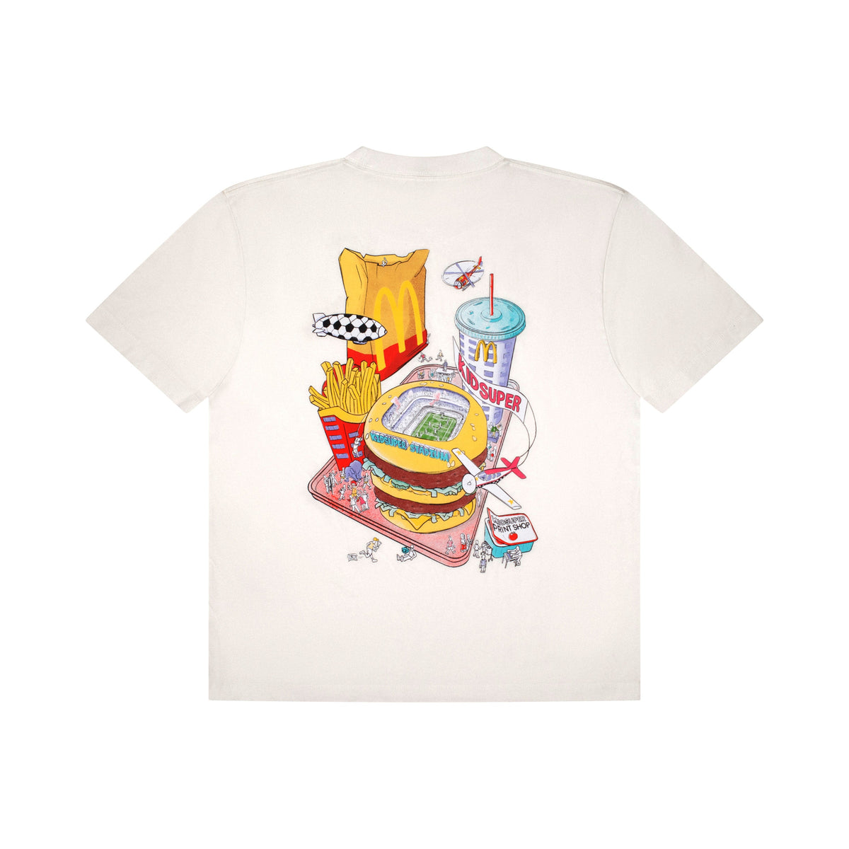 KidSuper X McDonald's Tray Tee