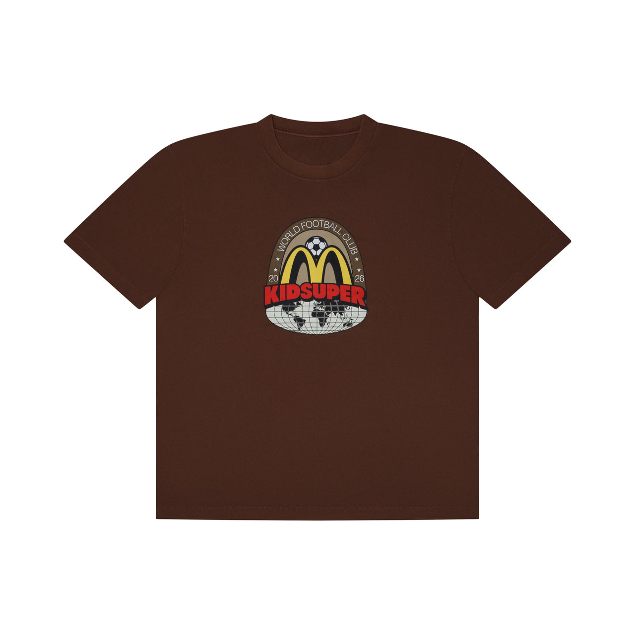 KidSuper X McDonald's World football Club Tee [Brown]