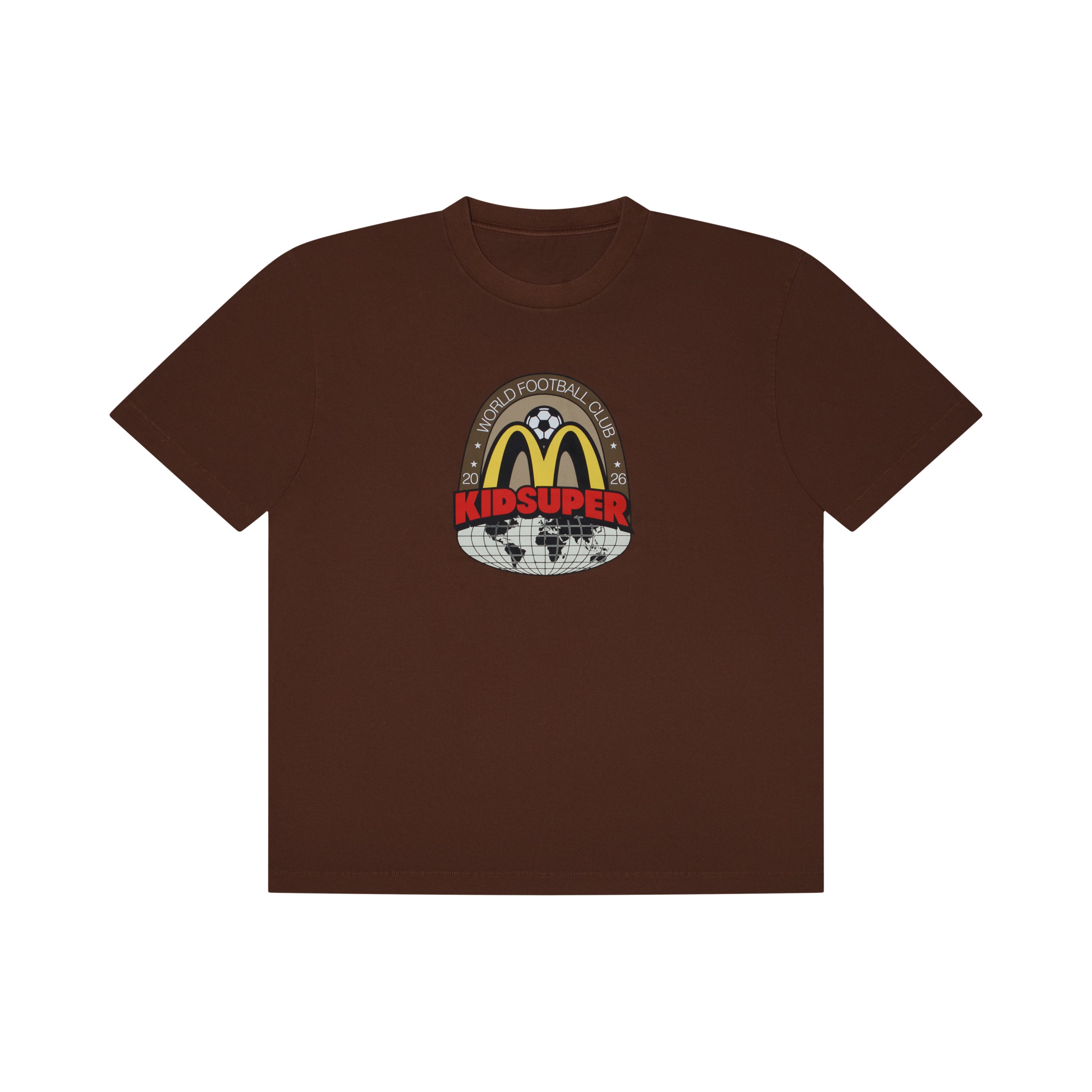 KidSuper X McDonald's World football Club Tee [Brown]