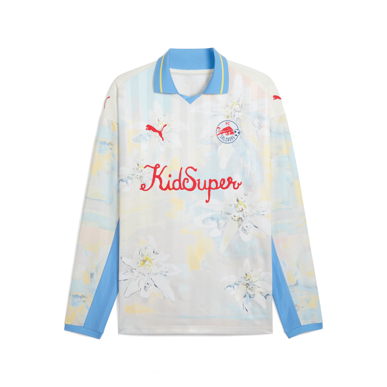 FC Red Bull Salzburg LS RETRO SHIRT [Frosted Ivory/PUMA Red FC Red Bull Salzburg LS RETRO SHIRT [Frosted Ivory/PUMA Red