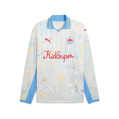 FC Red Bull Salzburg LS RETRO SHIRT [Frosted Ivory/PUMA Red