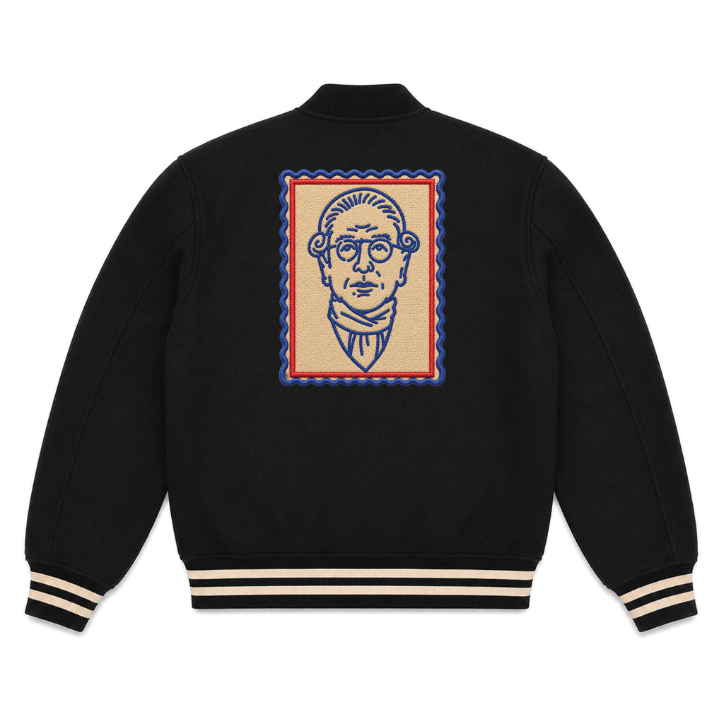 HBOⓇ Original’s LIFE, LARRY & THE PURSUIT OF UNHAPPINESS x KIDSUPER LETTERMAN JACKET