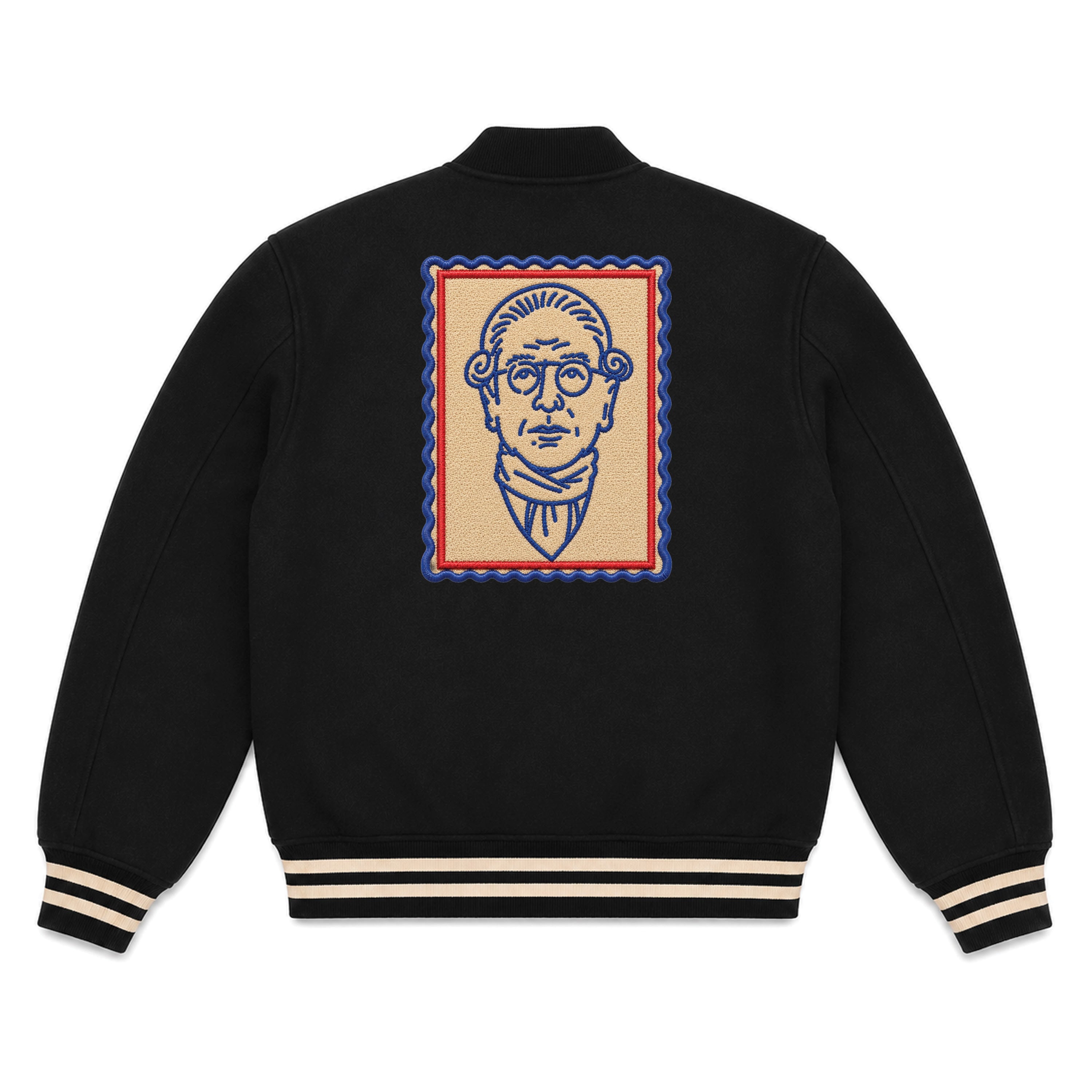 HBOⓇ Original’s LIFE, LARRY & THE PURSUIT OF UNHAPPINESS x KIDSUPER LETTERMAN JACKET