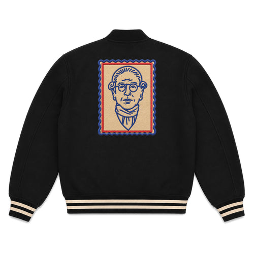 HBOⓇ Original’s LIFE, LARRY & THE PURSUIT OF UNHAPPINESS x KIDSUPER LETTERMAN JACKET