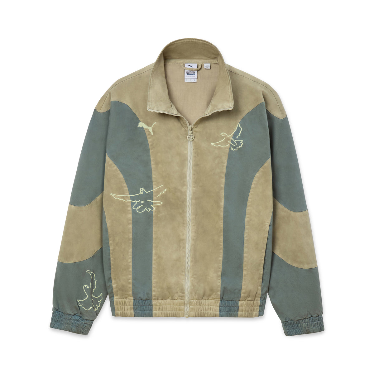 PUMA X KIDSUPER DYED TRACK JACKET [PEBBLE GRAY] - KidSuper