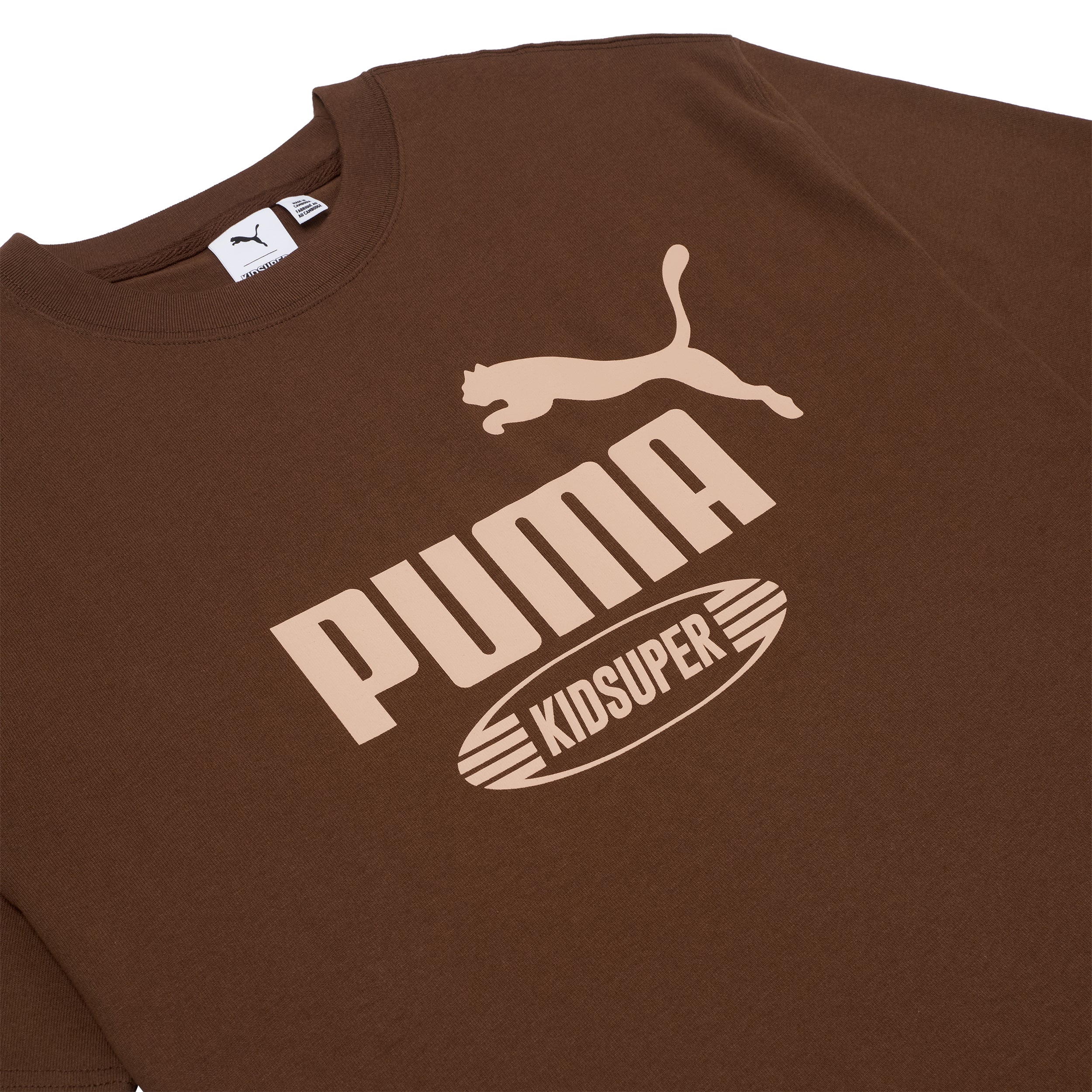 PUMA X KIDSUPER KING GRAPHIC TEE CHESTNUT BROWN