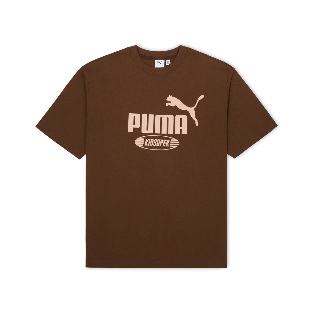 PUMA X KIDSUPER KING GRAPHIC TEE [CHESTNUT BROWN]