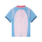 Women Figure Soccer Jersey [Blue]