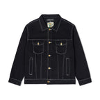 Messy Stitched Work Jacket [Black]