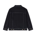Messy Stitched Work Jacket [Black]