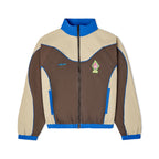 Brooklyn Botanics Nylon Tracksuit Top [Brown/Blue]