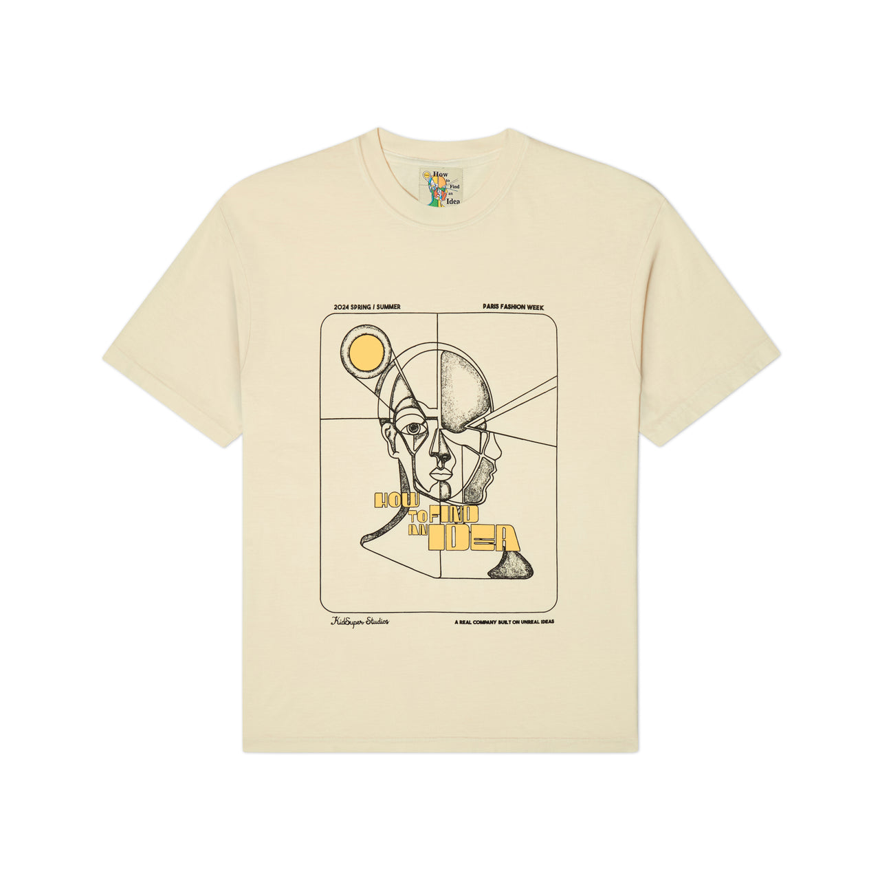 How To Find an Idea Poster Tee [Cream]