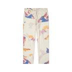 Painting Printed Suit Bottoms [White]