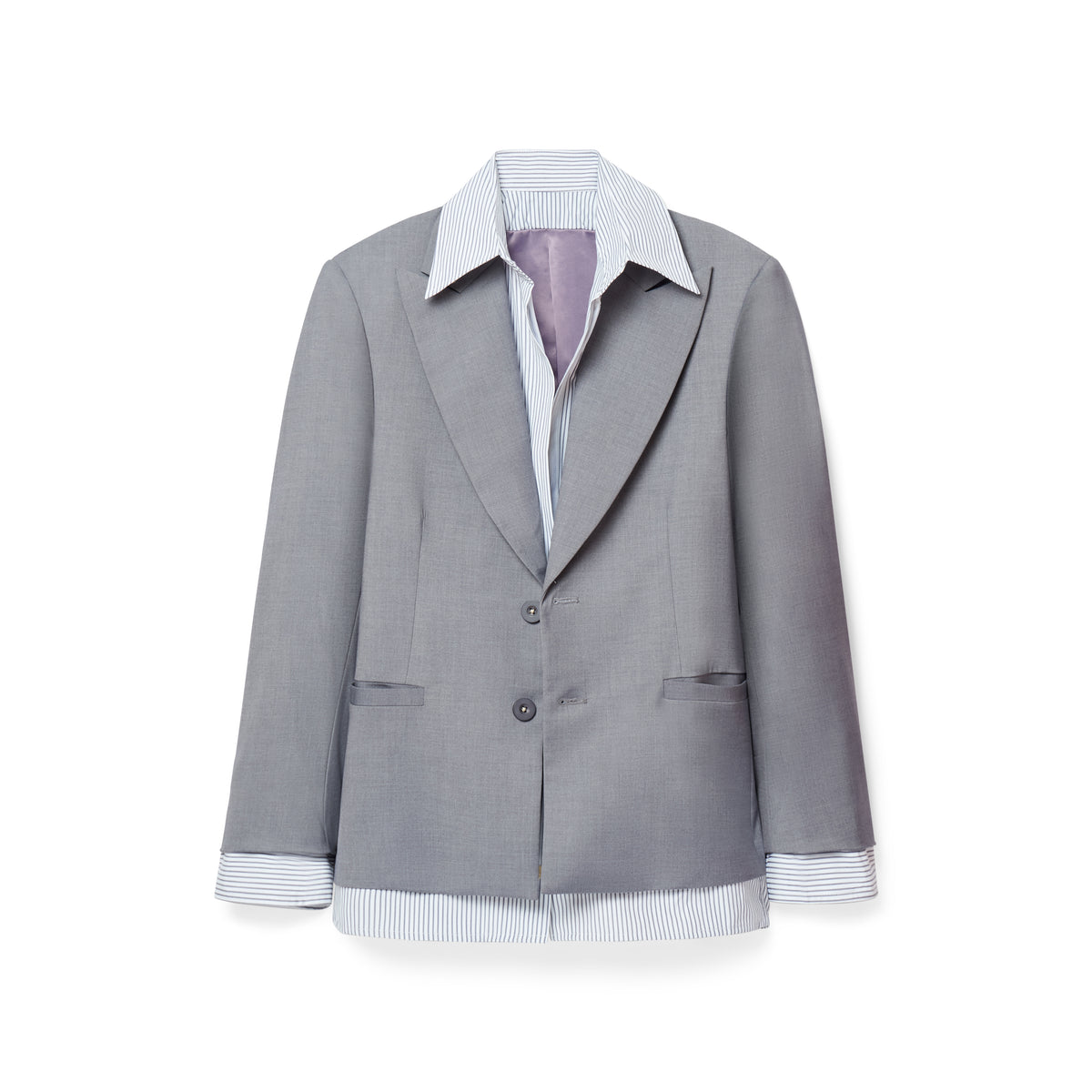 All in 1 suit Top [Grey]
