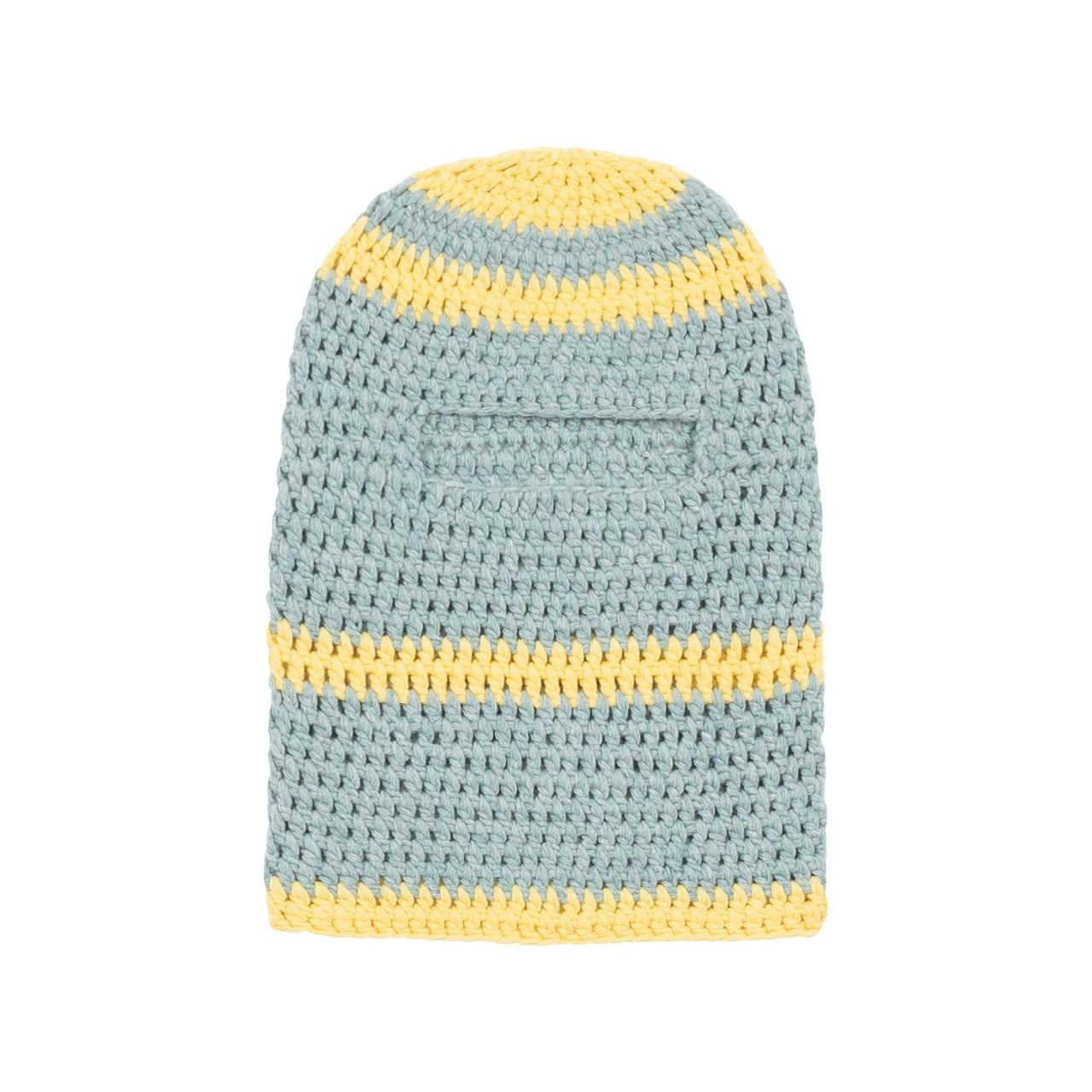 Knit Balaclava [Baby Blue / Yellow]