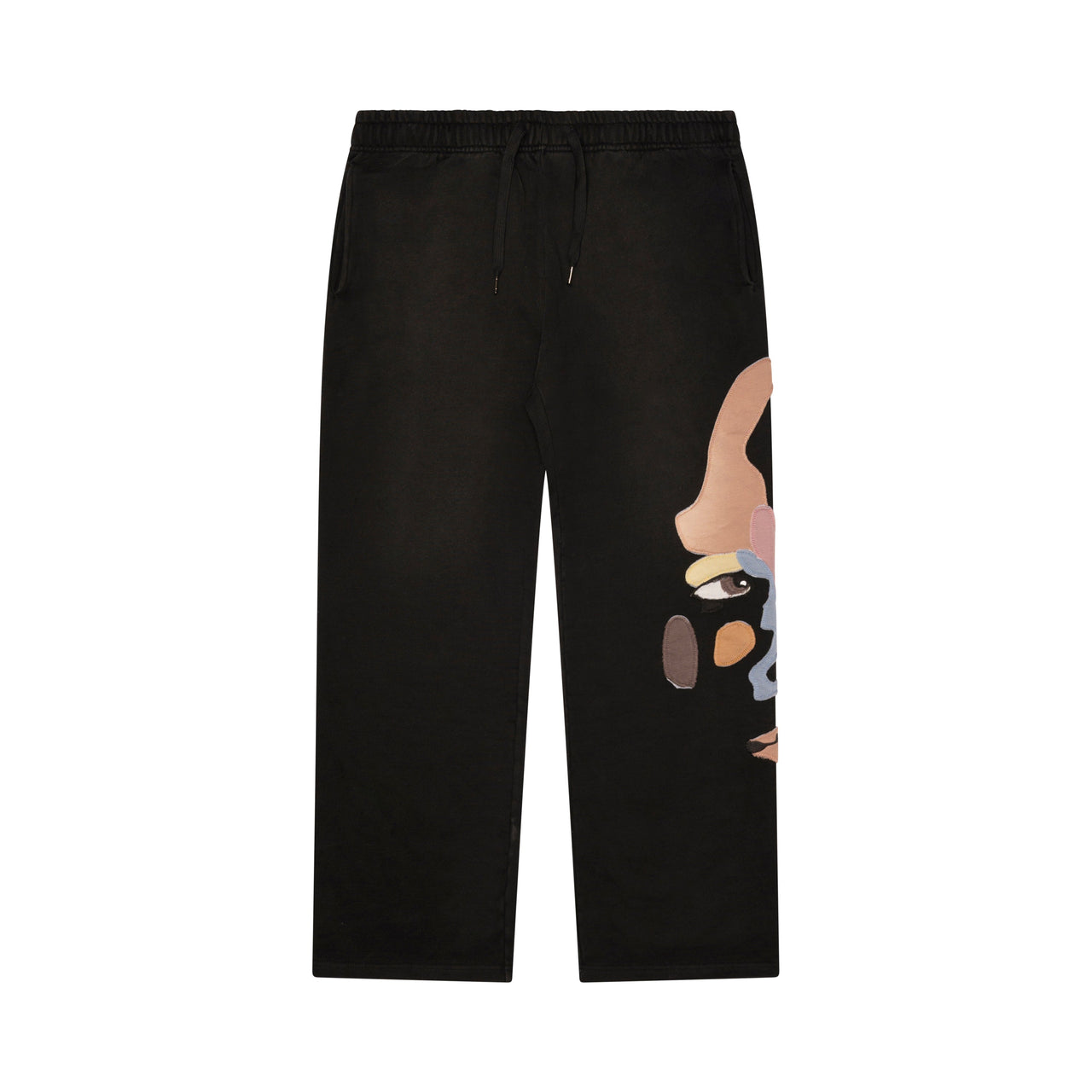Side Eye Face Sweats [Black]
