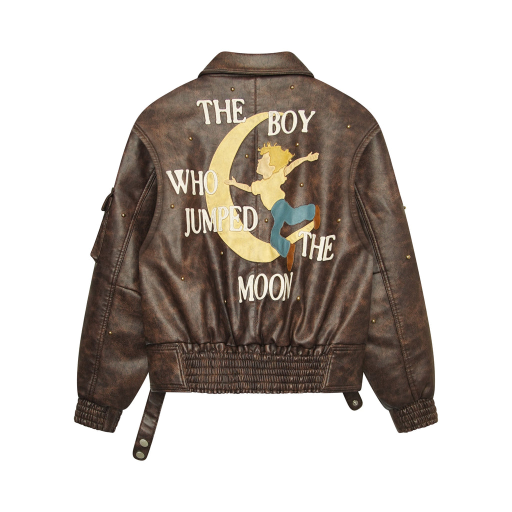 Boy Who Jumped Over The Moon Jacket [Brown]