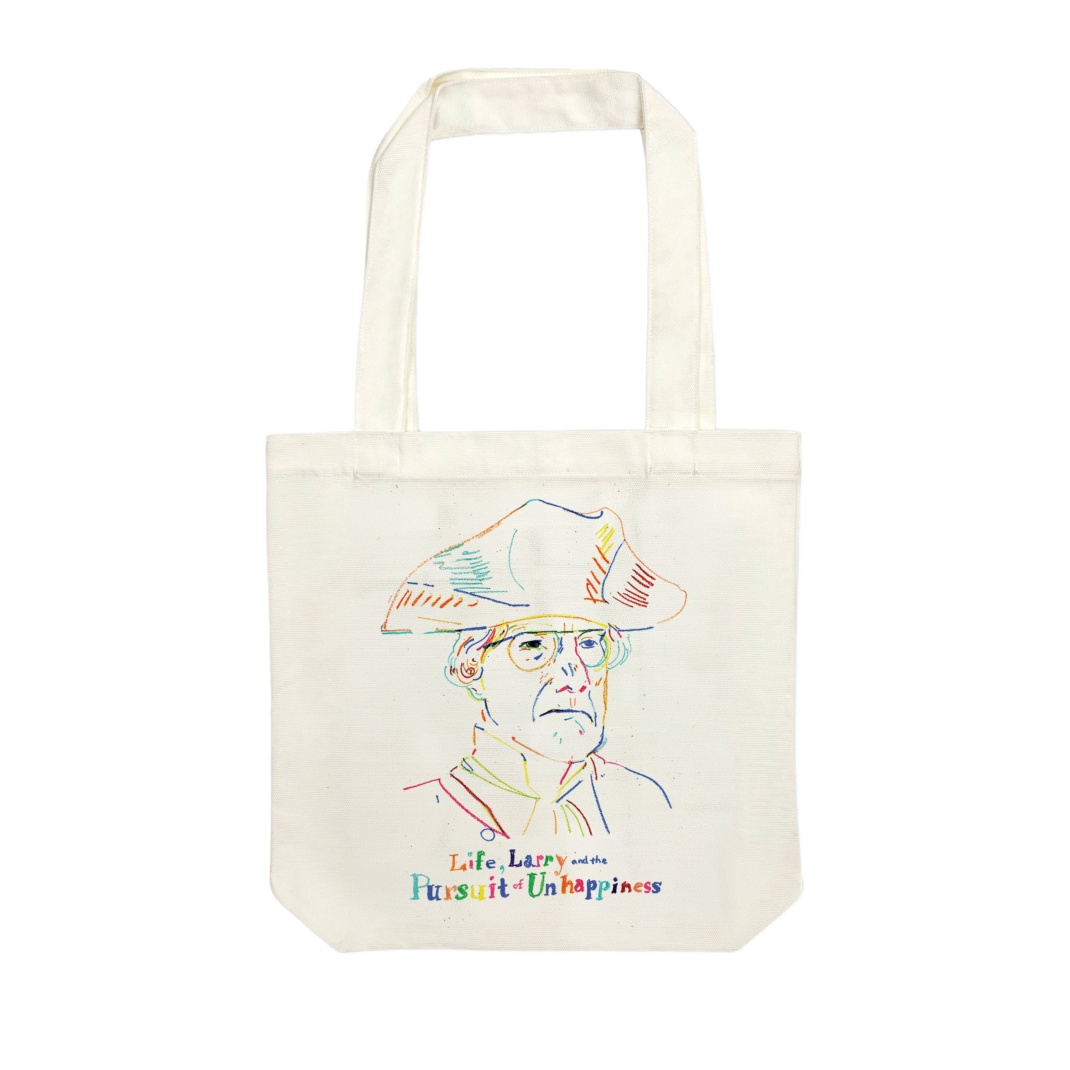 HBOⓇ Original’s LIFE, LARRY & THE PURSUIT OF UNHAPPINESS x KIDSUPER TOTE BAG