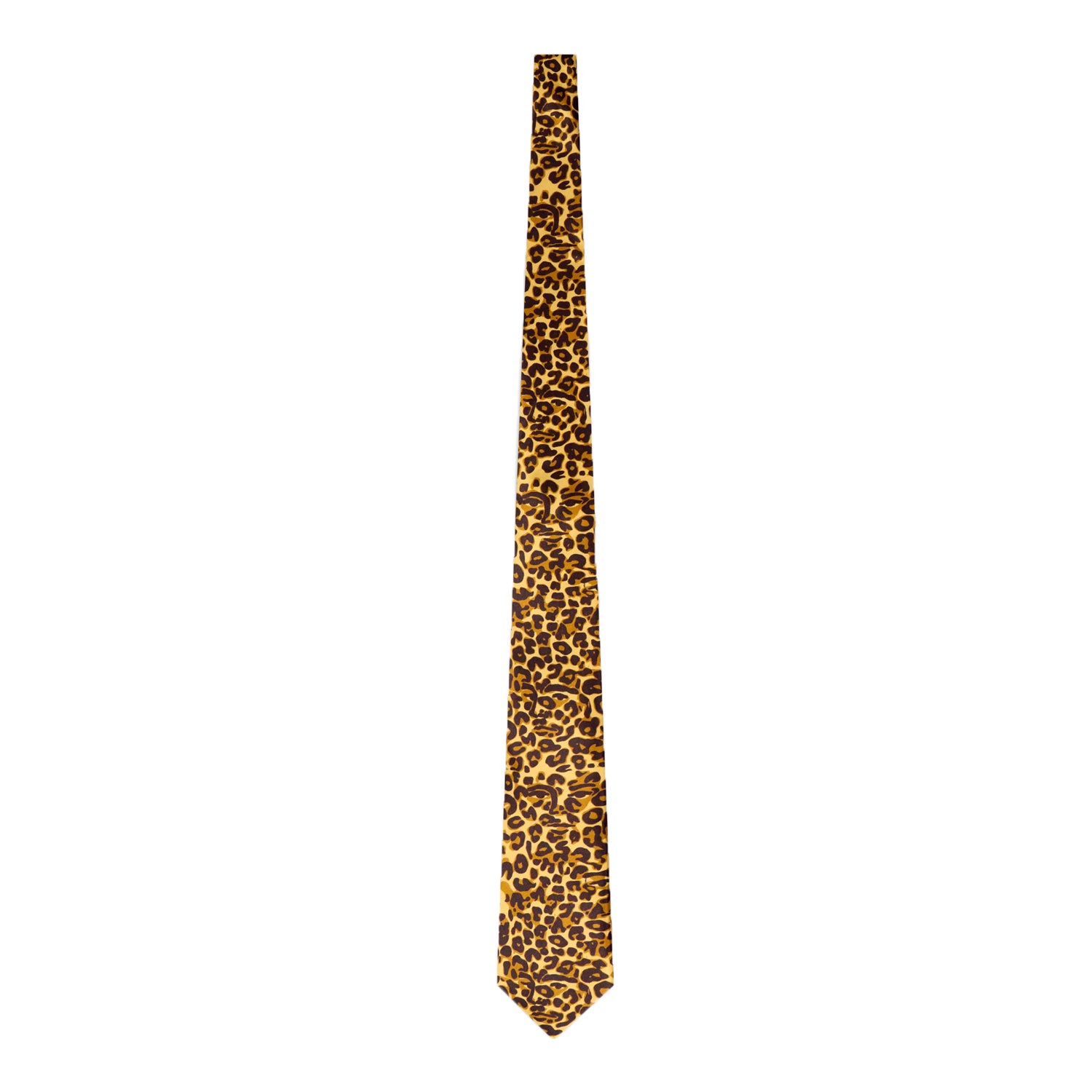 Eye Lepoard Print Tie [Cream]