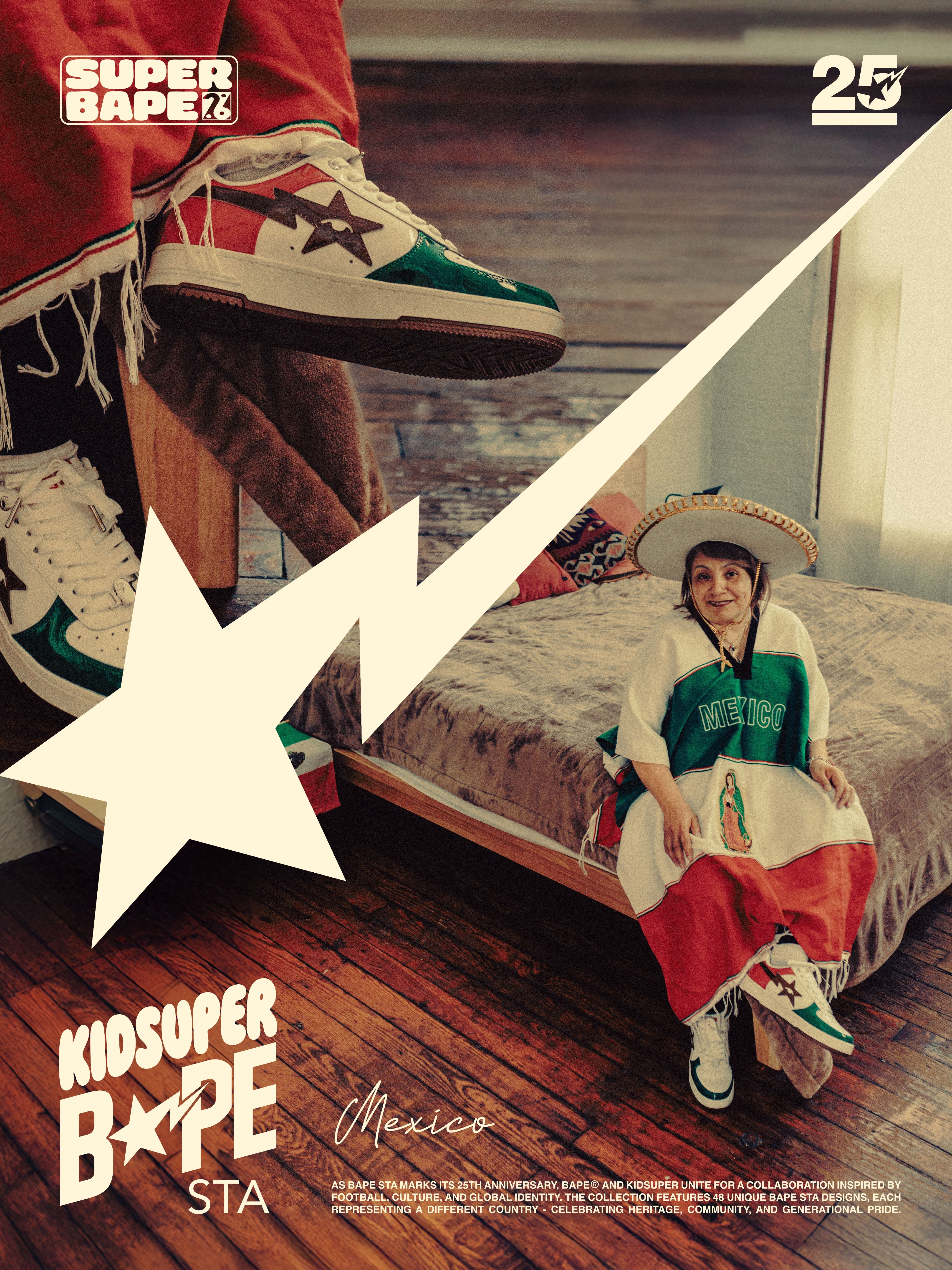 BAPE x World Cup Sneaker - Mexico - KidSuper