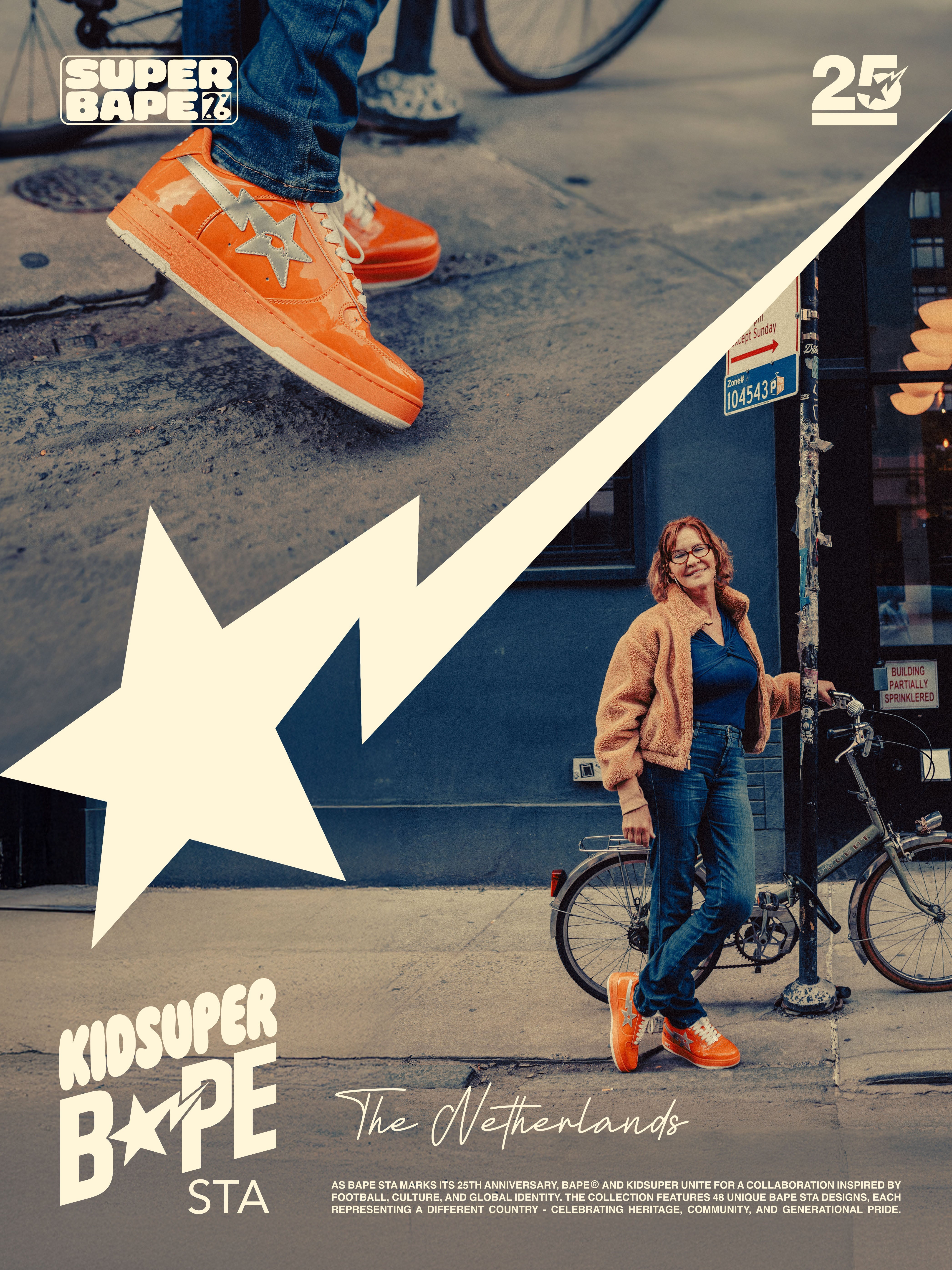 BAPE x World Cup Sneaker - Netherlands - KidSuper