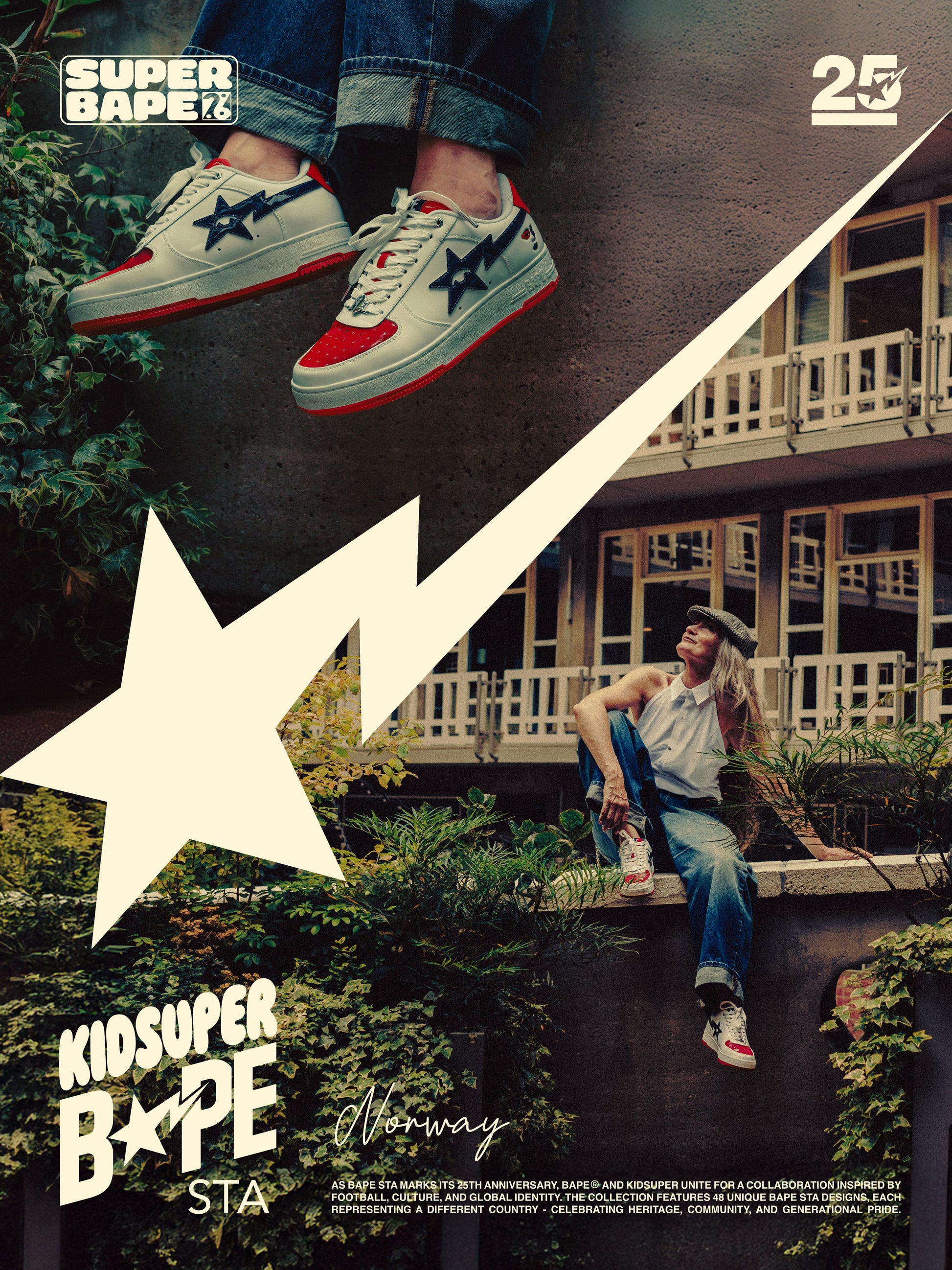 Norway - KidSuper x BAPE Bapesta 12