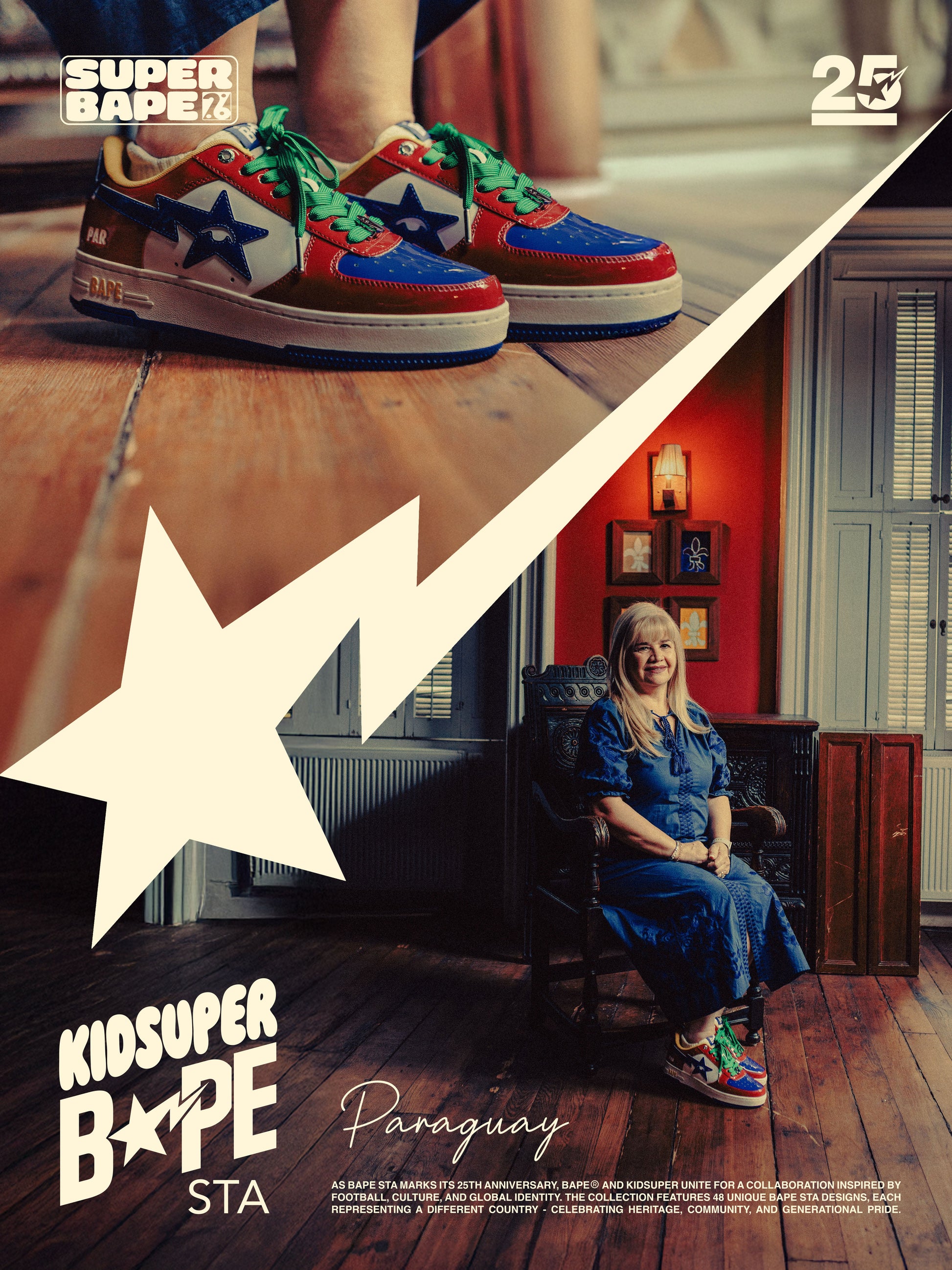 Paraguay - KidSuper x BAPE Bapesta 12