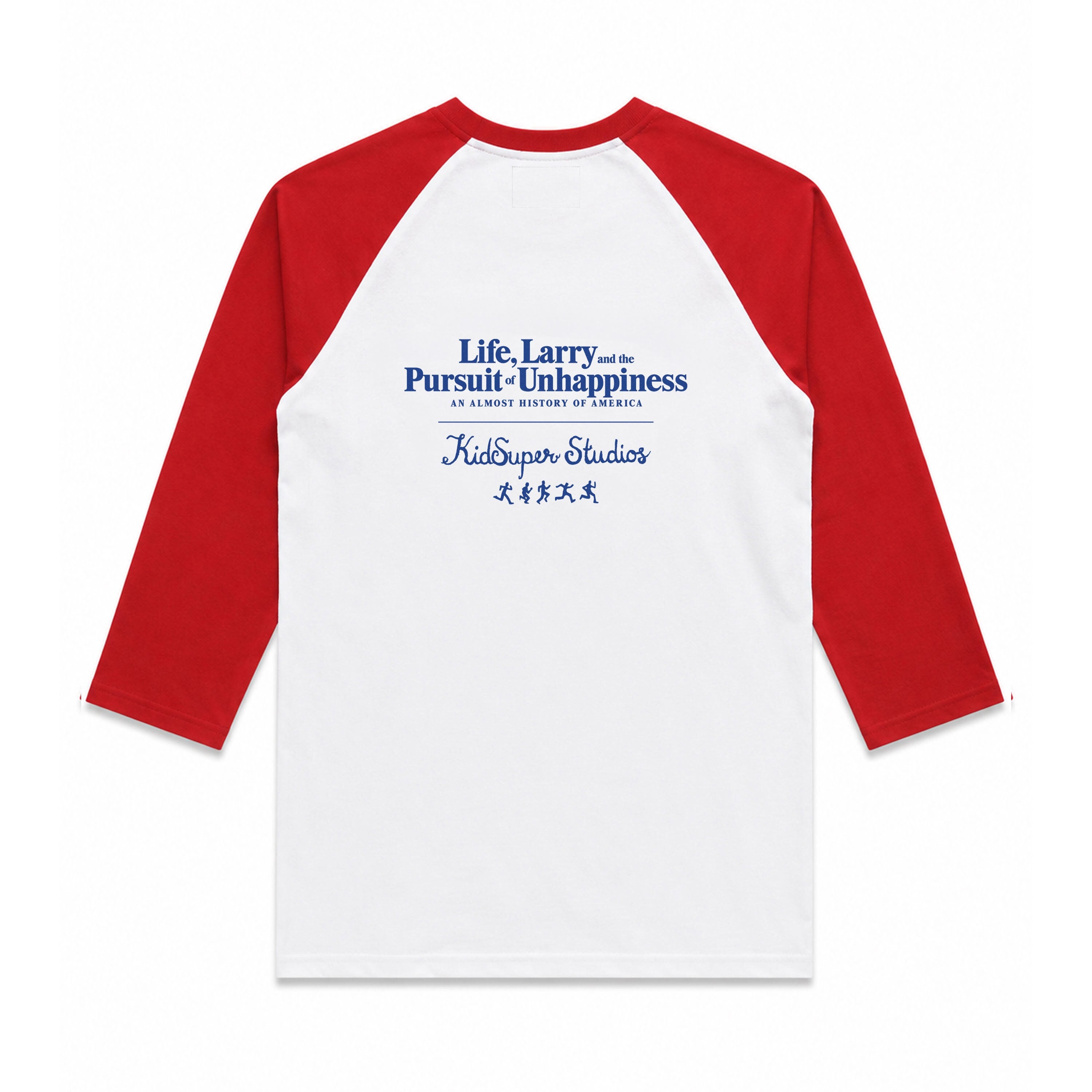 HBOⓇ Original’s LIFE, LARRY & THE PURSUIT OF UNHAPPINESS x KIDSUPER BASEBALL TEE