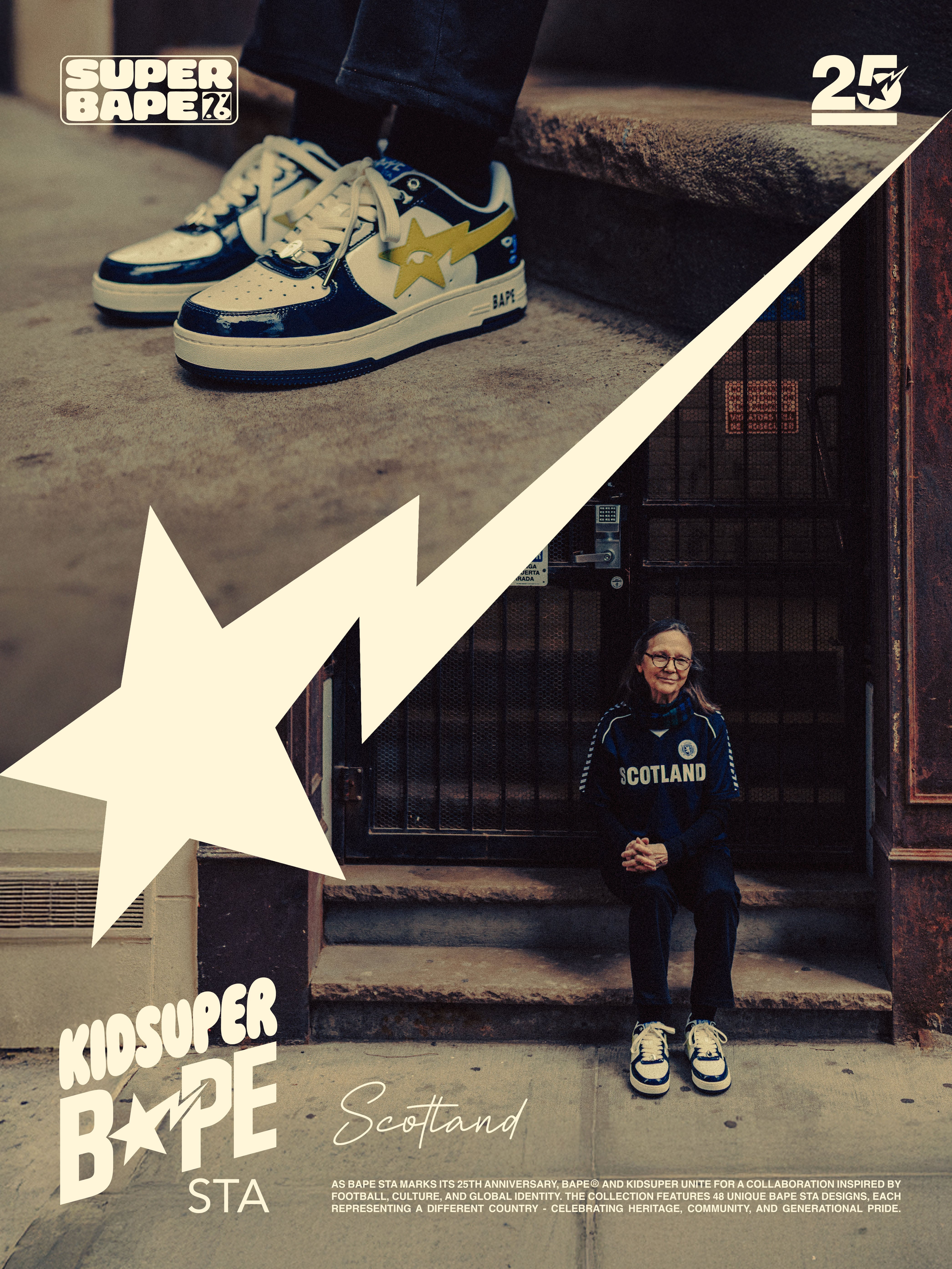 BAPE x World Cup Sneaker - Scotland - KidSuper