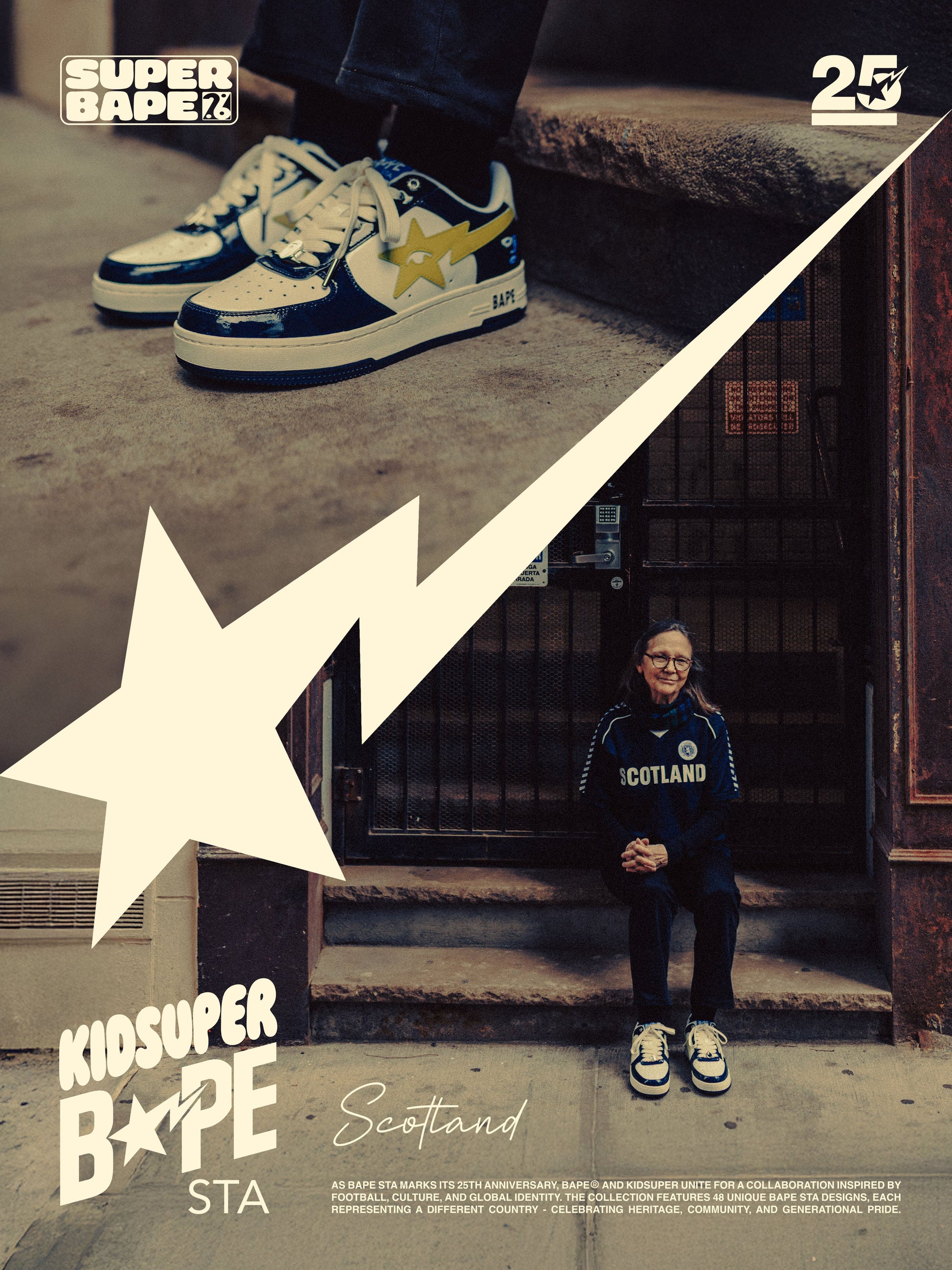 Scotland - KidSuper x BAPE Bapesta 12