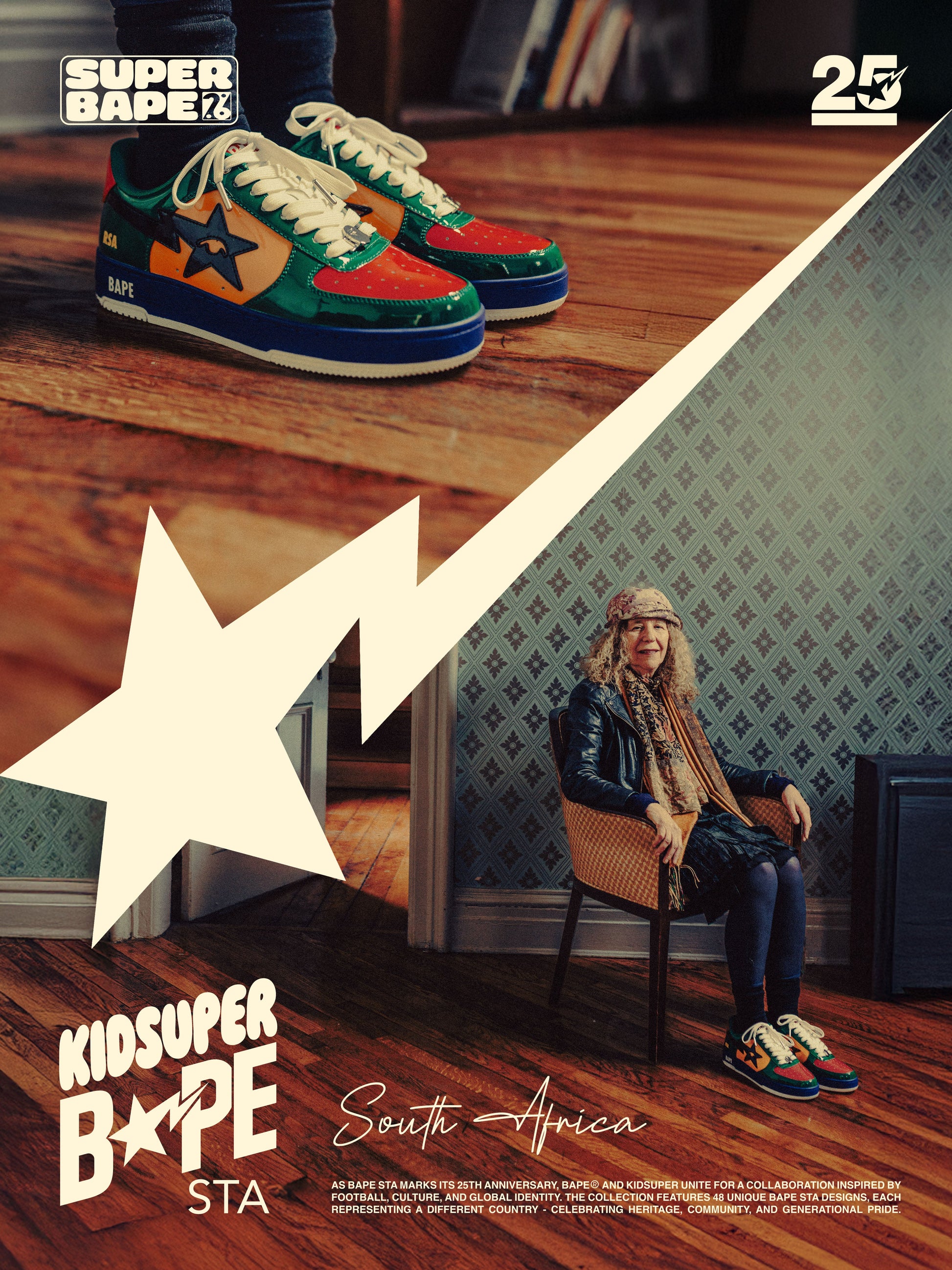 South Africa - KidSuper x BAPE Bapesta 12