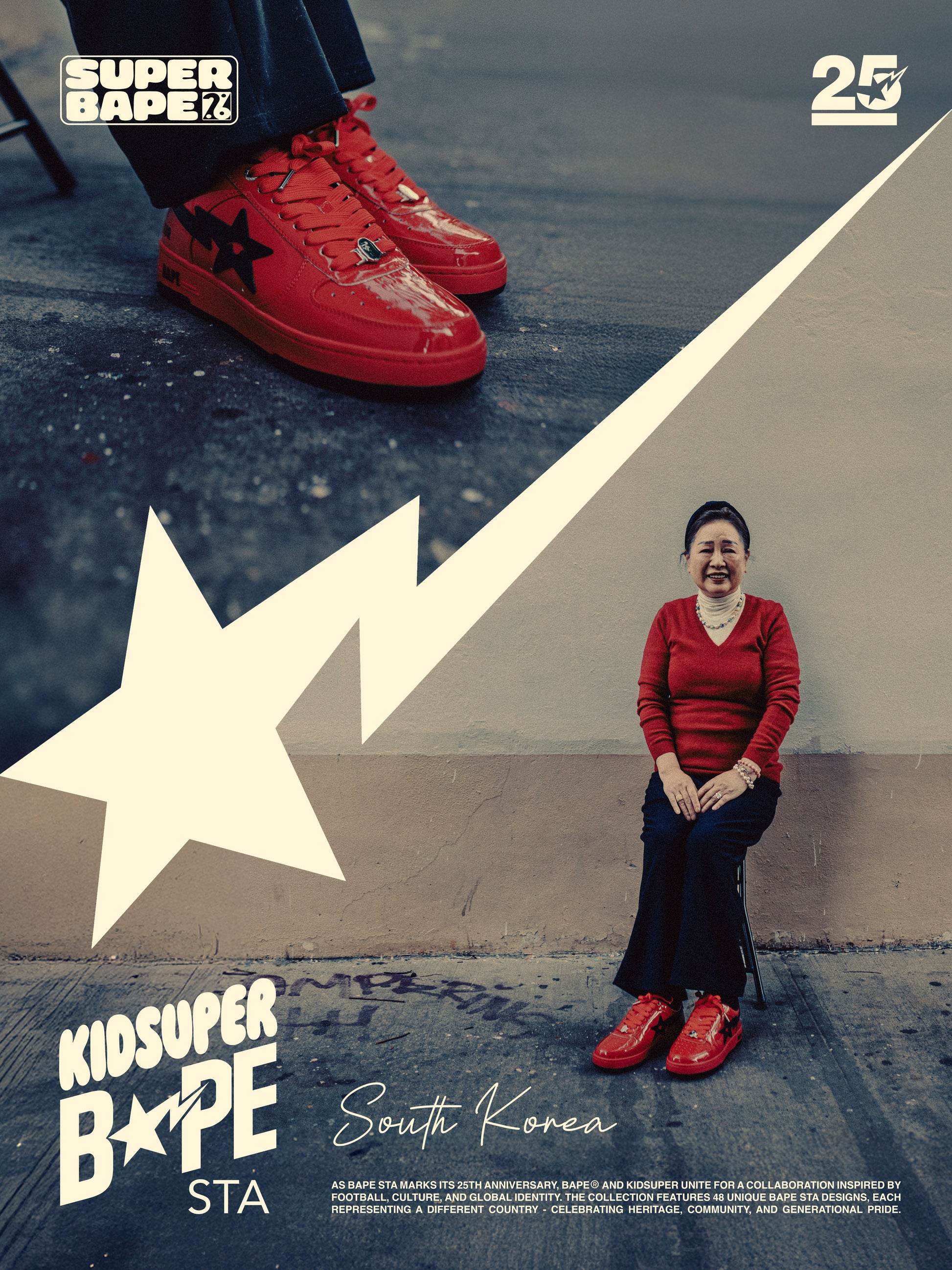 South Korea - KidSuper x BAPE Bapesta 12