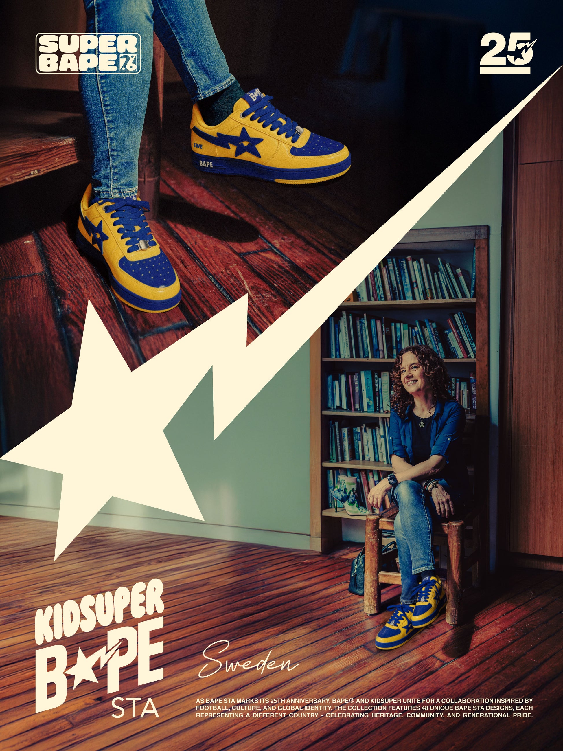 Sweden - KidSuper x BAPE Bapesta 12