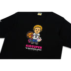 BAPE X KIDSUPER COLM & BABY MILO TEE [BLACK]