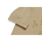 BAPE X KIDSUPER GARMENT DYE COLLEGE LOGO TEE [BEIGE]