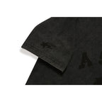 BAPE X KIDSUPER GARMENT DYE COLLEGE LOGO TEE  [BLACK]